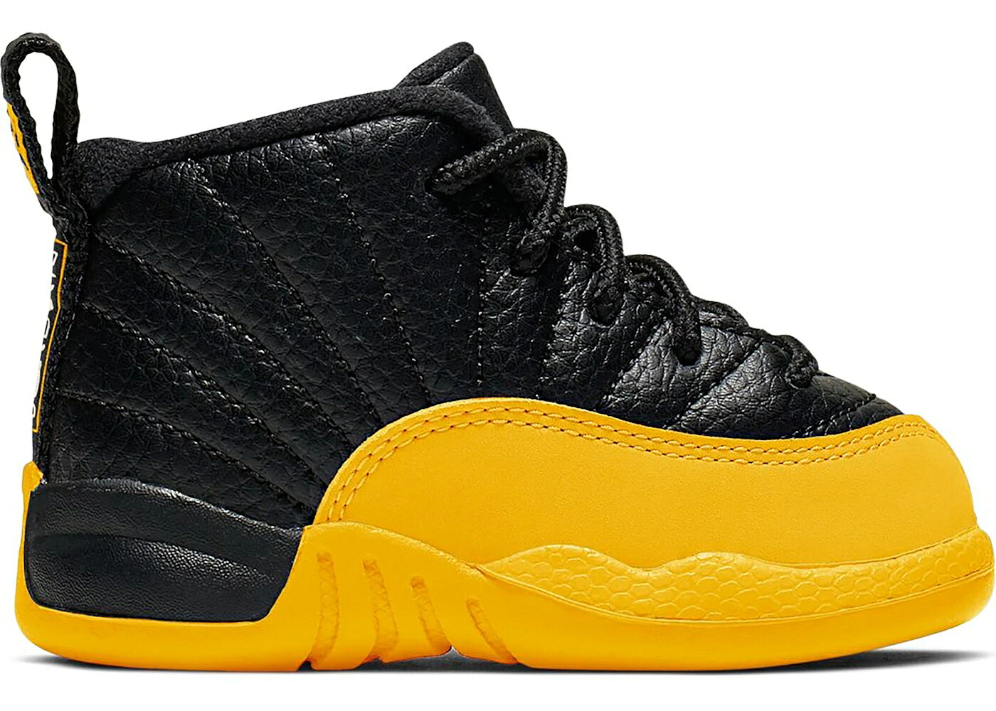 ナイキ ジョーダン 黒いこと 黒いこと ゴールド 御坊っちゃん キッズ JORDAN 12 RETRO BLACK UNIVERSITY GOLD (TD) / BLACK UNIVERSITY GOLD