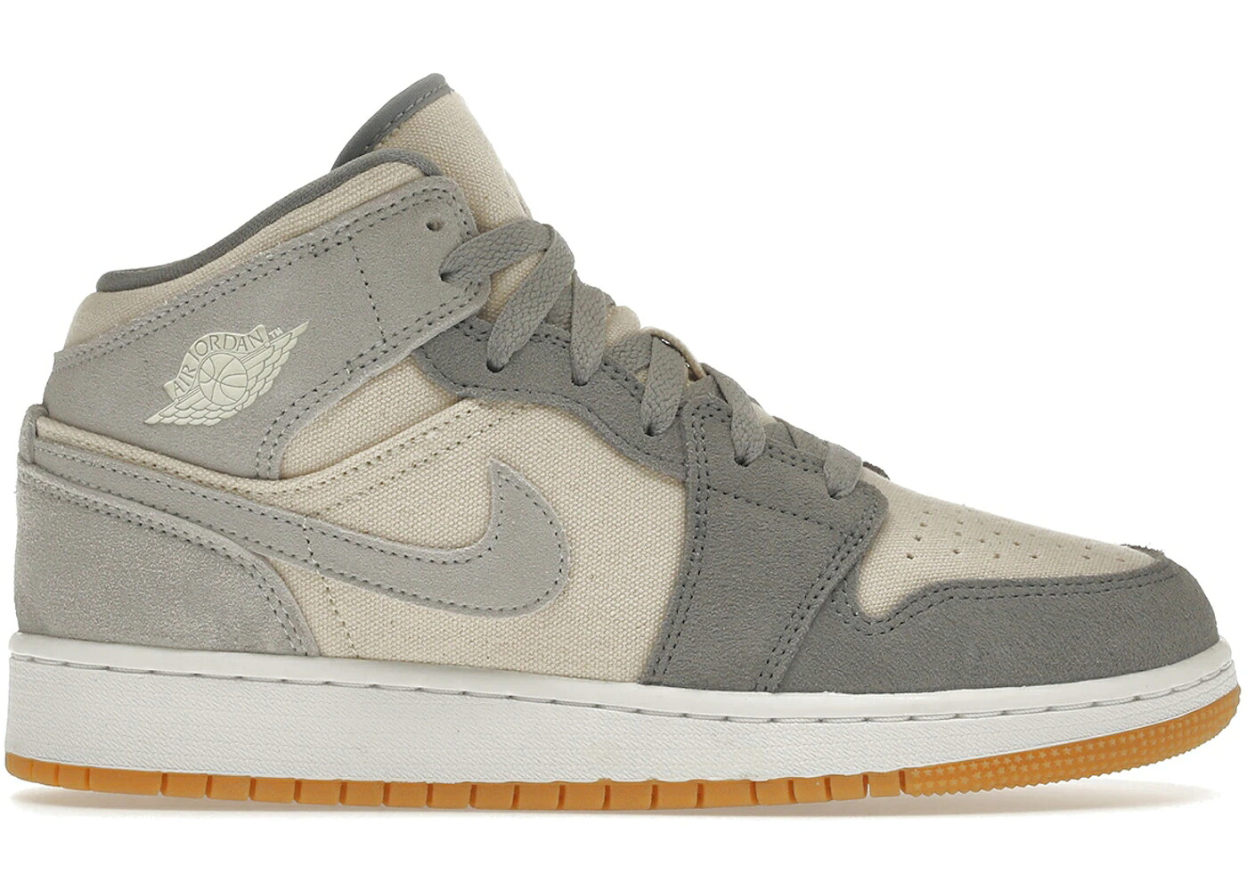 ナイキ ジョーダン ミッド 薄墨色 薄墨色 御坊っちゃん キッズ JORDAN 1 MID SE COCONUT MILK PARTICLE GREY (GS) / COCONUT MILK COCONUT MILK もの言う花 マタニティ スニーカー