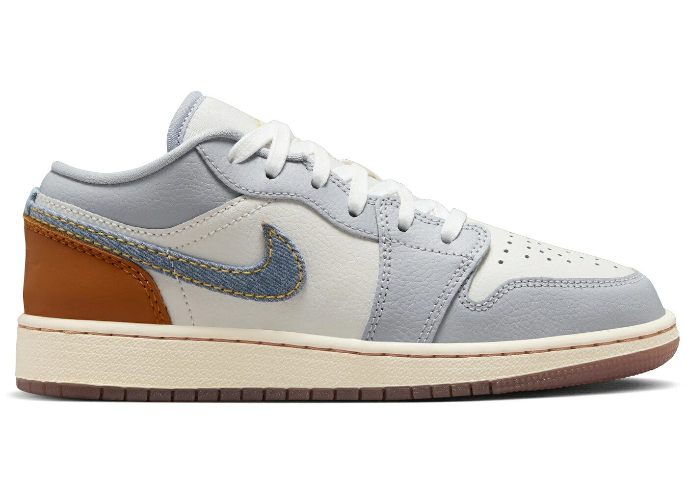 ナイキ ジョーダン 赤銅色 赤銅色 青味 青み 御坊っちゃん キッズ JORDAN 1 LOW SE PHANTOM COCONUT MILK AMBER BROWN LIGHT ARMORY BLUE (GS) / PHANTOM COCONUT MILK AMBER BROWN もの言う花 マタニティ スニーカー