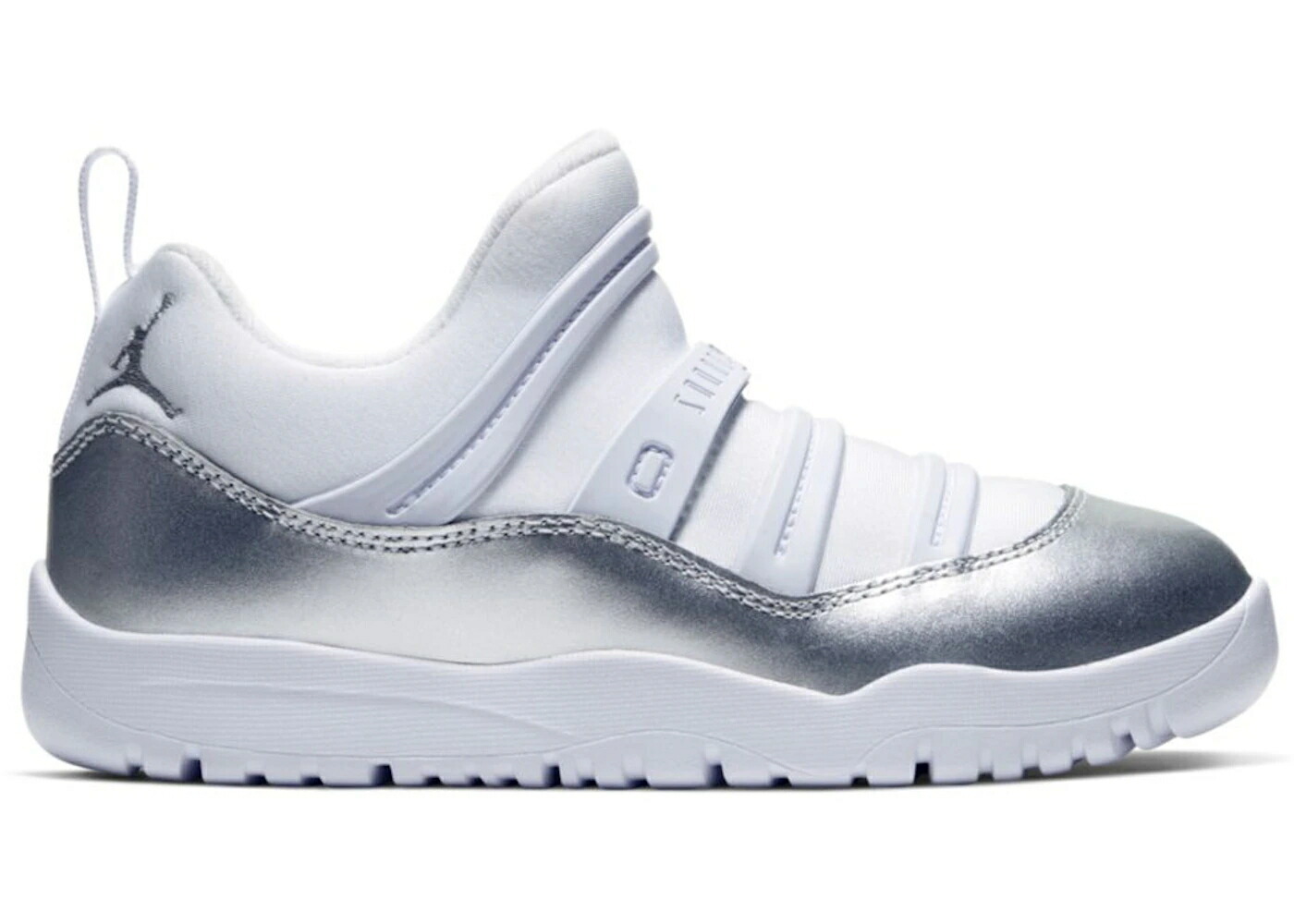 ナイキ ジョーダン 灰色 グレー 白色 ホワイト 銀色 シルバー ジュニア キッズ JORDAN 11 FLEX VAST GREY (PS) / WHITE VAST GREY METALLIC SILVER ベビー マタニティ スニーカー