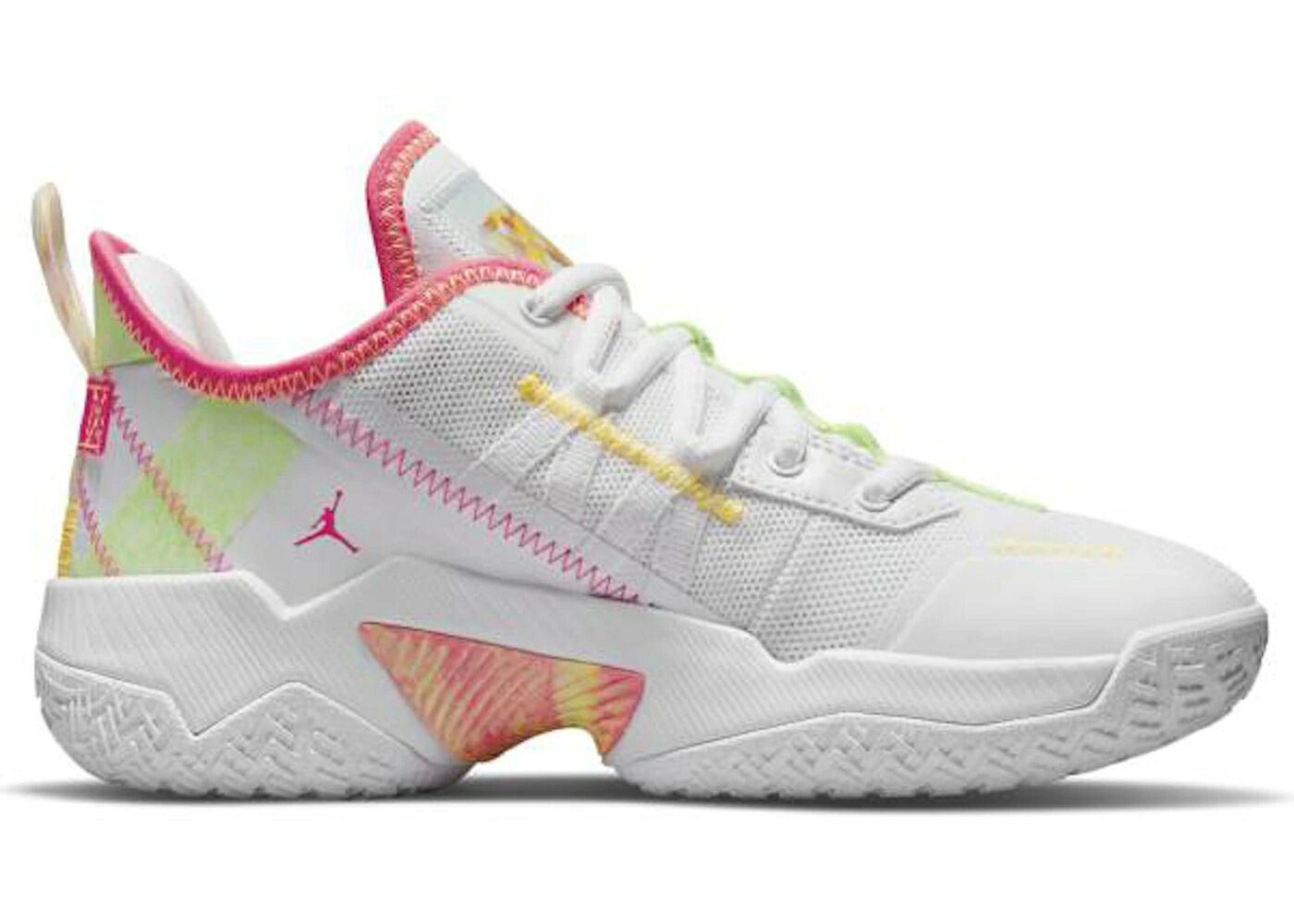 ナイキ ジョーダン 白いこと 白いこと サクラ色 菩提樹 御坊っちゃん キッズ JORDAN ONE-TAKE II WHITE HYPER PINK (GS) / WHITE HYPER PINK LIME GLOW もの言う花 マタニティ スニーカー
