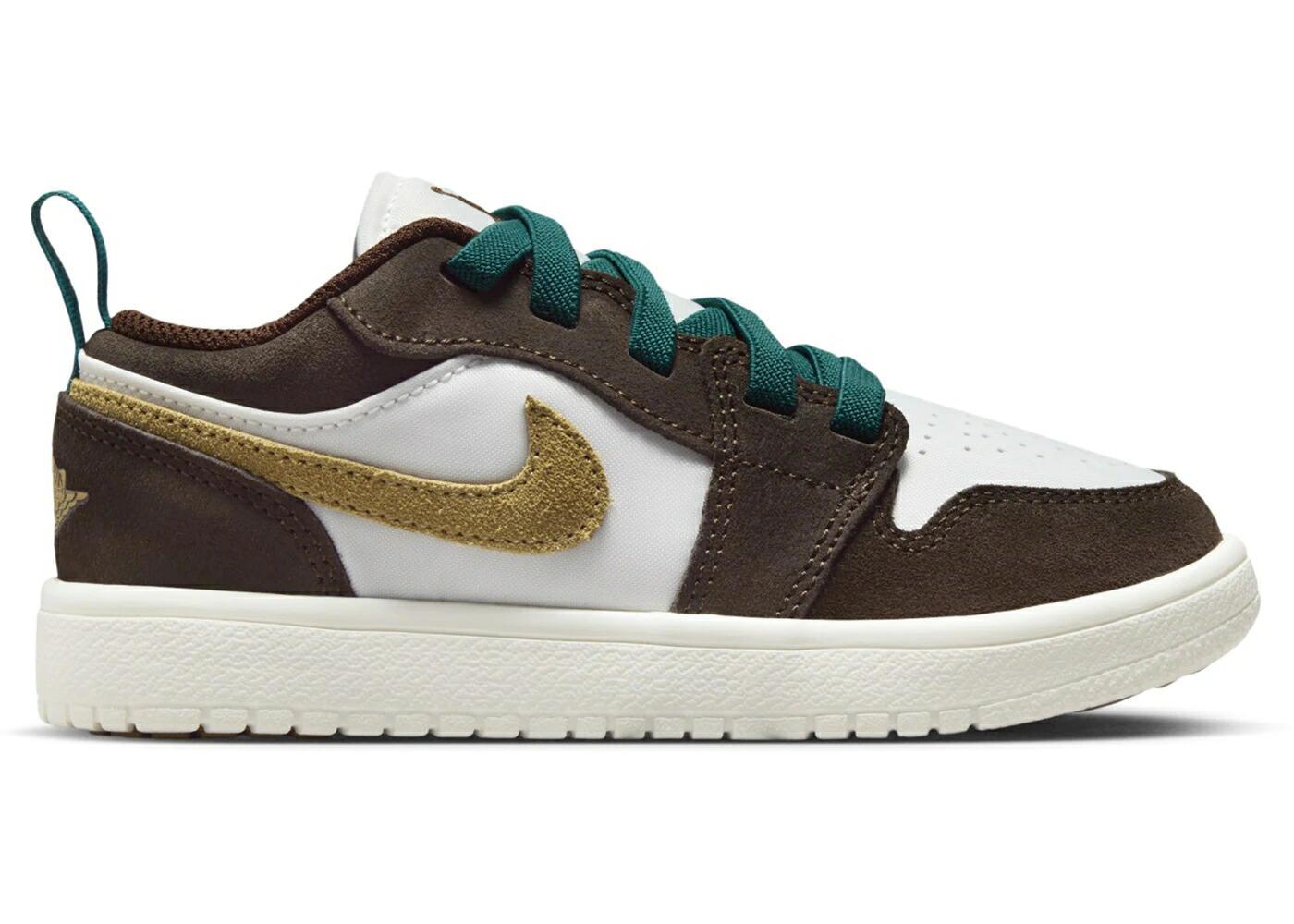 ナイキ ジョーダン 白色 ホワイト ジュニア キッズ JORDAN 1 LOW ALT SE CACAO WOW TWINE (PS) / CACAO WOW TWINE SAIL WHITE ベビー マタニティ スニーカー|スニケス