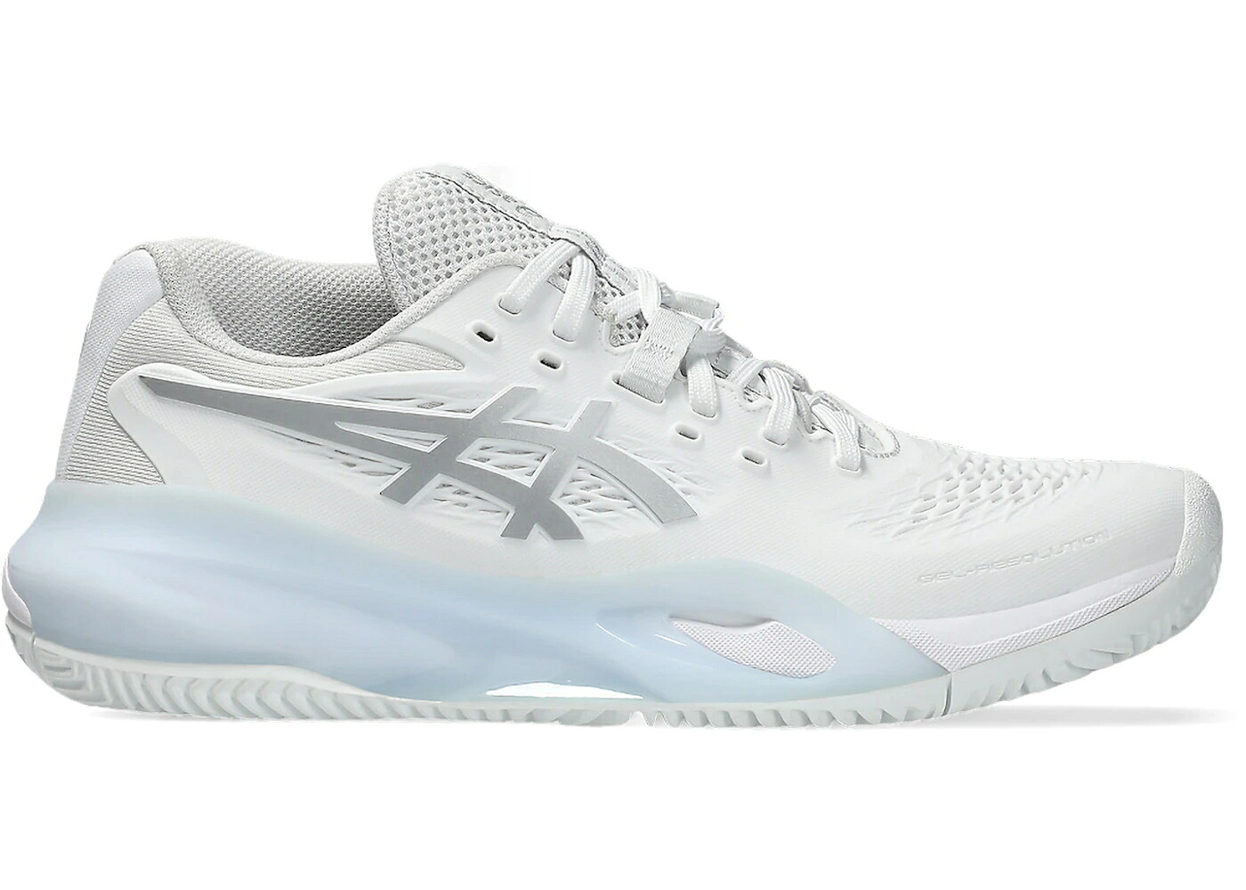 アシックス 白いこと 白いこと 純然たる しろがね色 しろがね色 WOMEN\u0027S スニーカー レディース ASICS GEL-RESOLUTION X CLAY WHITE PURE SILVER (WOMEN\u0027S) / WHITE PURE SILVER