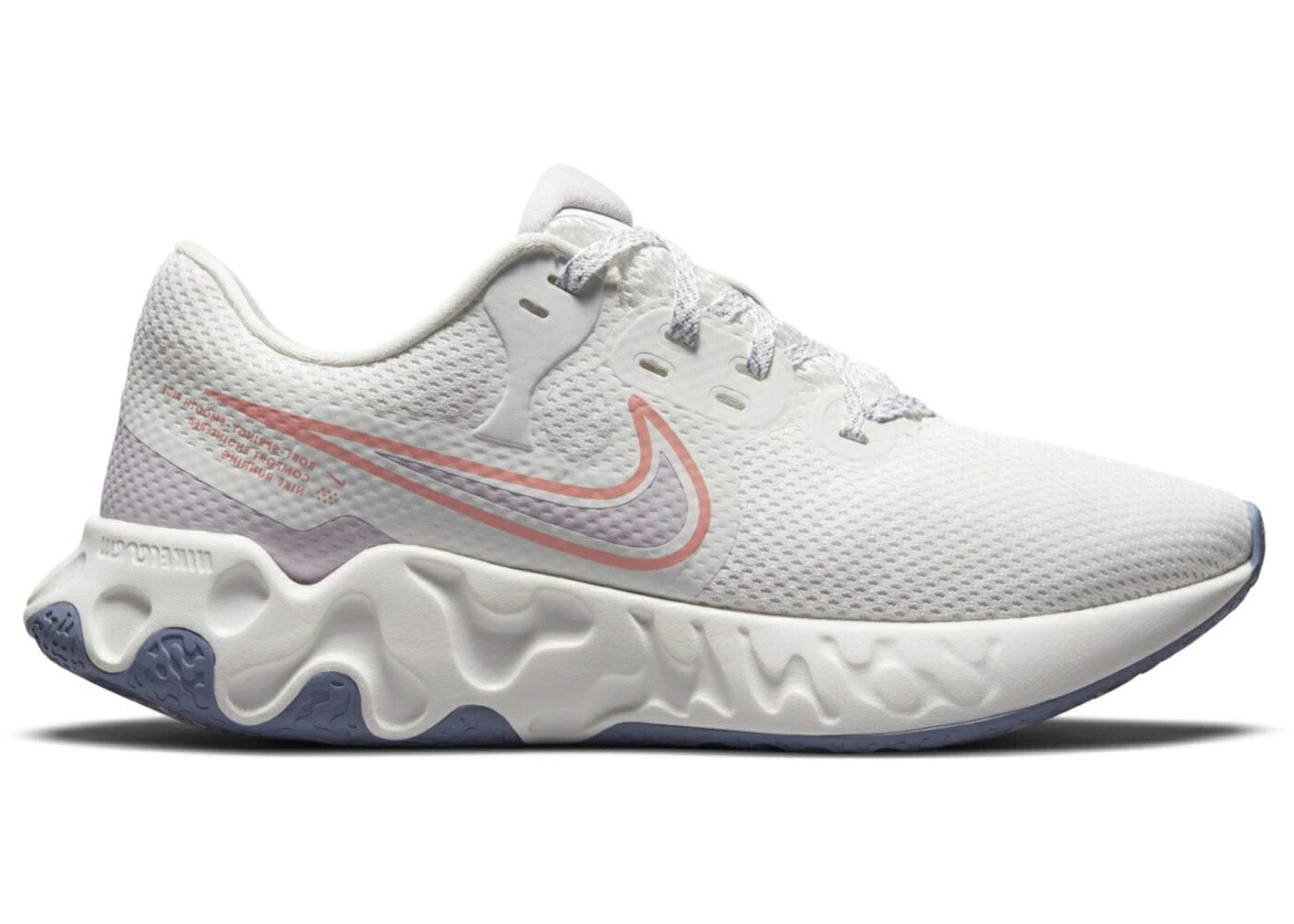ナイキ 白色 ホワイト クリムゾン WOMEN'S スニーカー レディース NIKE RENEW RIDE 2 SUMMIT WHITE CRIMSON BLISS (WOMEN'S) / SUMMIT WHITE CRIMSON BLISS ASHEN