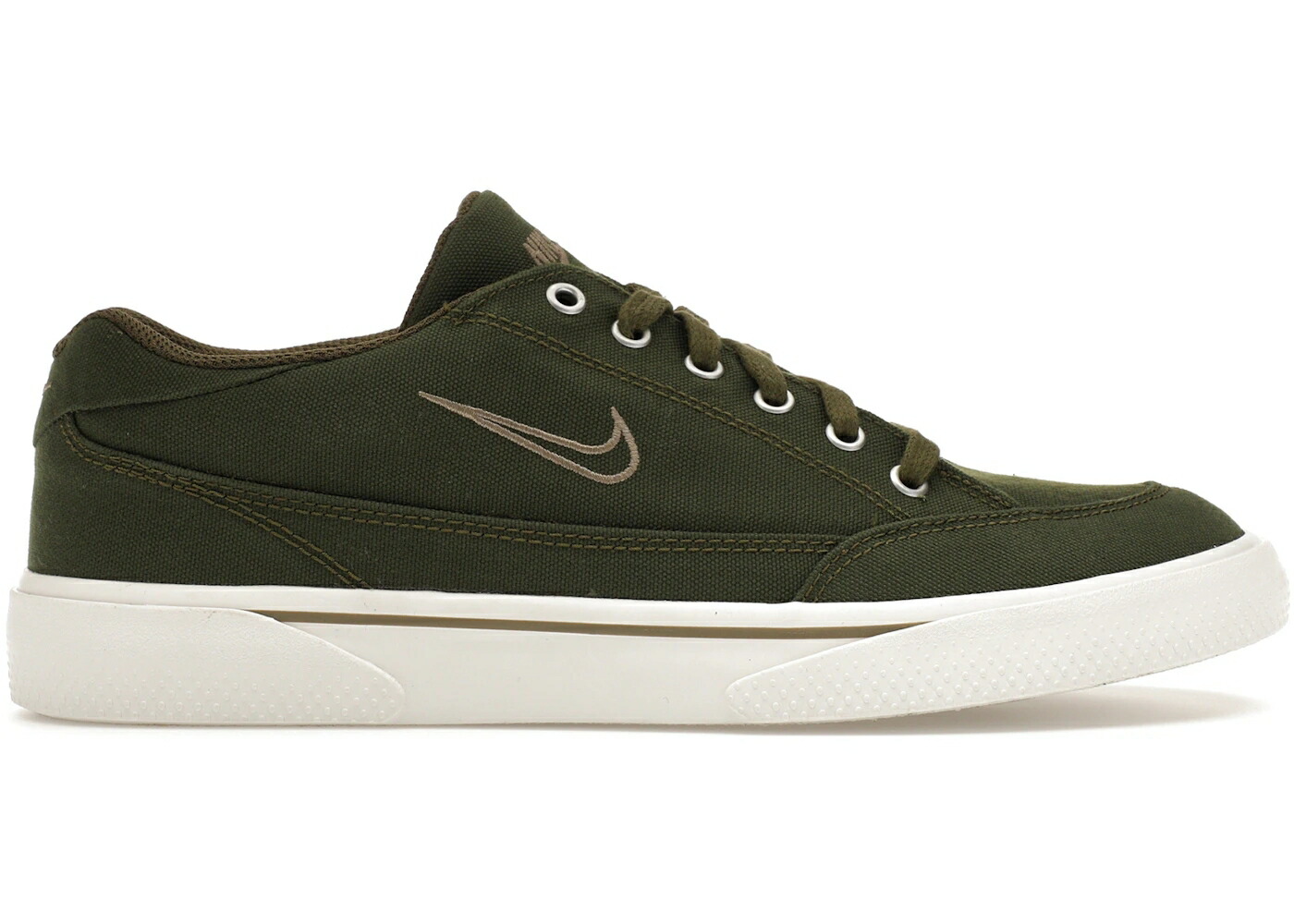 ナイキ オリーブ 白色 ホワイト スニーカー メンズ NIKE RETRO GTS 97 MATTE OLIVE / MATTE OLIVE WHITE