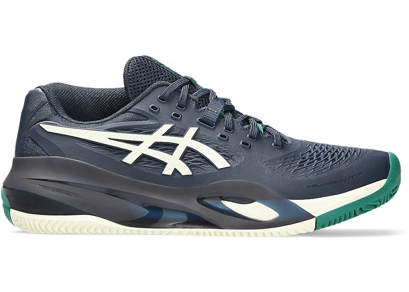 アシックス クリーム スニーカー メンズ ASICS GEL-RESOLUTION X CLAY MIDNIGHT CREAM / MIDNIGHT CREAM