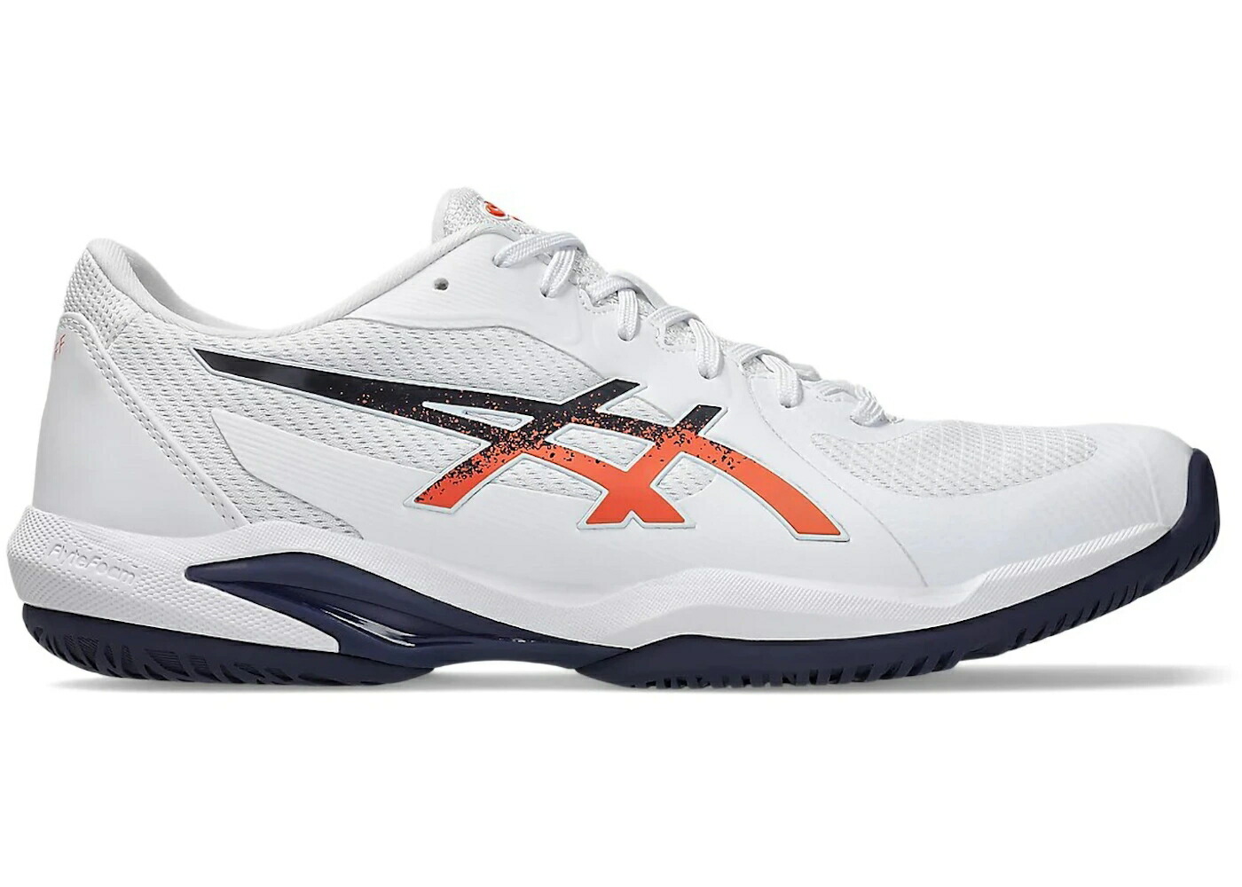 アシックス 白色 ホワイト 橙 オレンジ スニーカー メンズ ASICS SOLUTION SWIFT FF 2 WHITE NOVA ORANGE / WHITE NOVA ORANGE