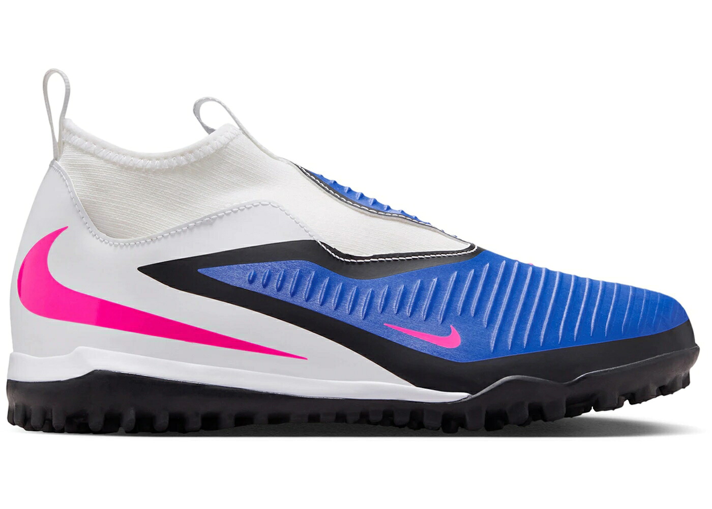 ナイキ ハイ アカデミー 青色 ブルー 白色 ホワイト ピンク ブラスト ジュニア キッズ NIKE PHANTOM 6 HIGH ACADEMY TF ATTACK PACK (GS) / RACER BLUE WHITE PINK BLAST ベビー マタニティ スニーカー|スニケス