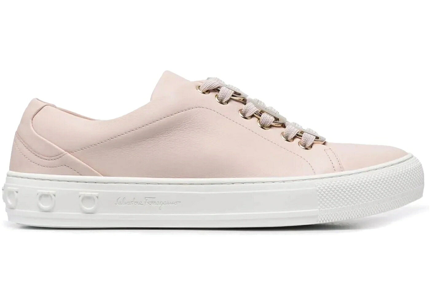 ピンク WOMEN'S スニーカー レディース FERRAGAMO VARA LOW-TOP SNEAKERS PINK (WOMEN'S) /