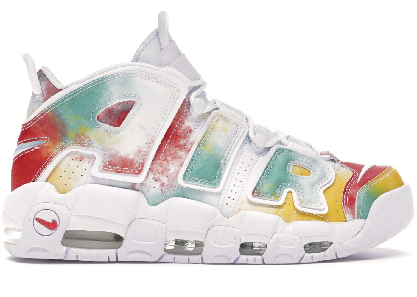 ナイキ アップテンポ 白色 ホワイト スピード 赤 レッド エアモアアップテンポ モアテン スニーカー メンズ NIKE AIR MORE UPTEMPO 96 UK / AMARILLO WHITE SPEED RED NEPTUNE