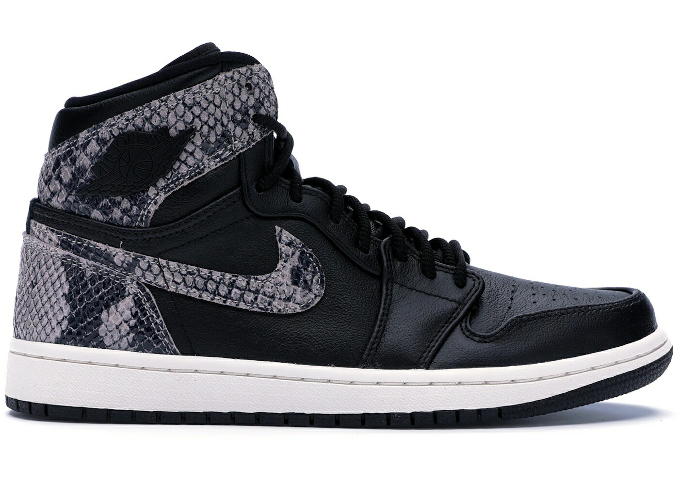 ナイキ ジョーダン 御機嫌 黒いこと 黒いこと WOMEN\u0027S スニーカー レディース JORDAN 1 RETRO HIGH BLACK SNAKE (WOMEN\u0027S) / BLACK BLACK PHANTOM