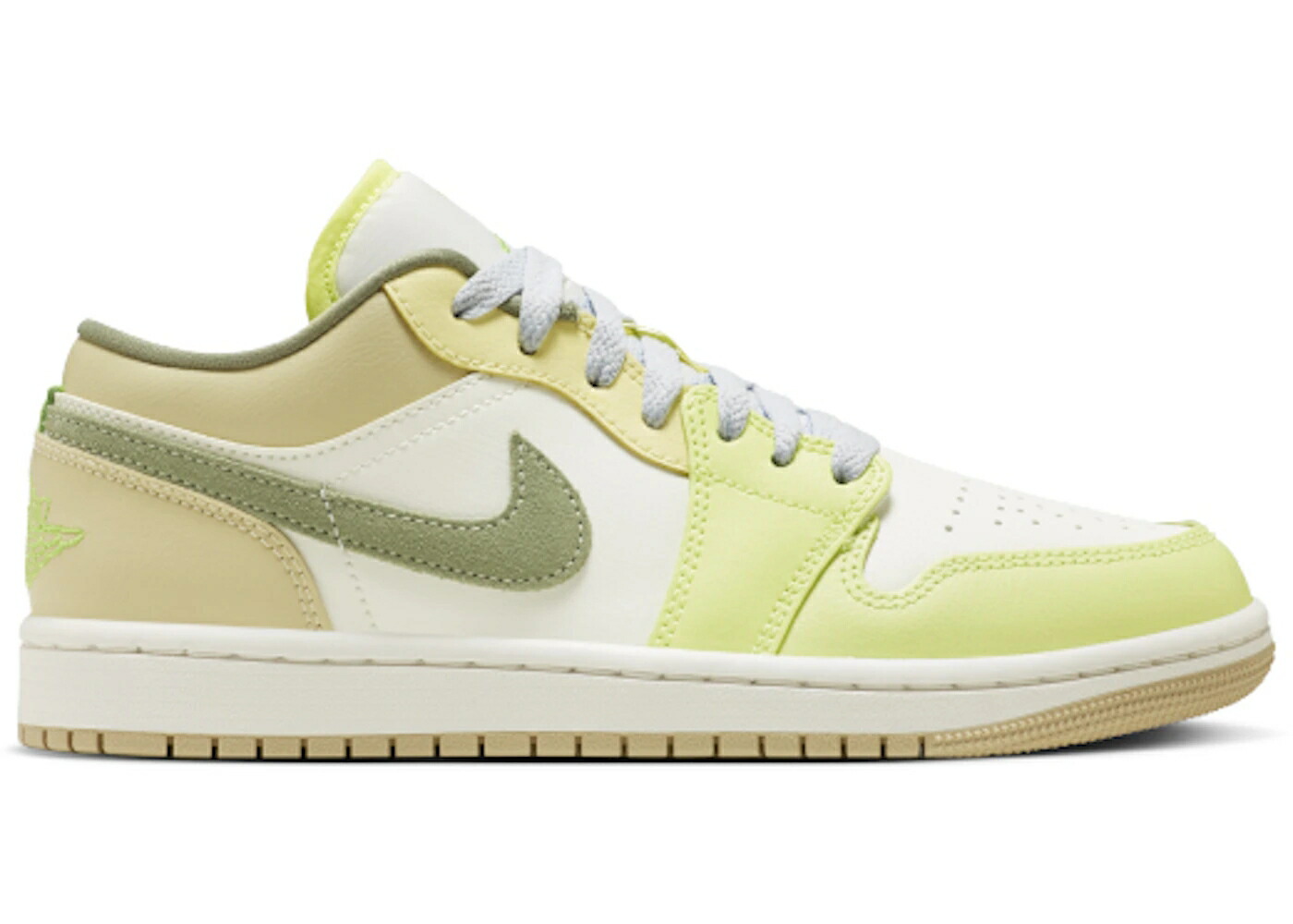 ナイキ ジョーダン 白いこと 白いこと 緑 緑であること WOMEN\u0027S スニーカー レディース JORDAN 1 LOW SAIL WHITE OIL GREEN (WOMEN\u0027S) / SAIL WHITE OIL GREEN SAIL WHITE