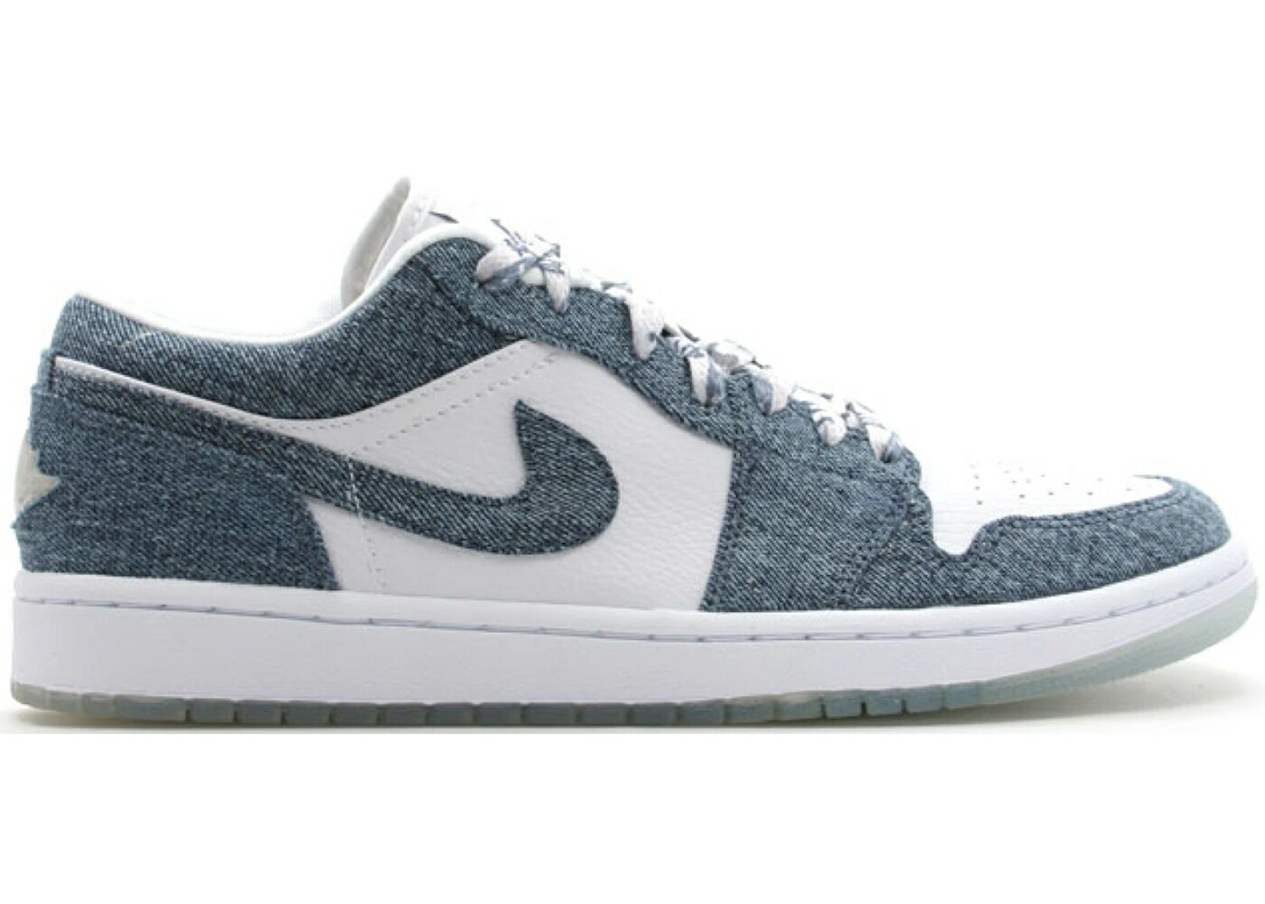 ナイキ ジョーダン 白いこと 白いこと ジーンズ WOMEN\u0027S スニーカー レディース JORDAN 1 RETRO LOW CANVAS WHITE DENIM (WOMEN\u0027S) / WHITE DENIM