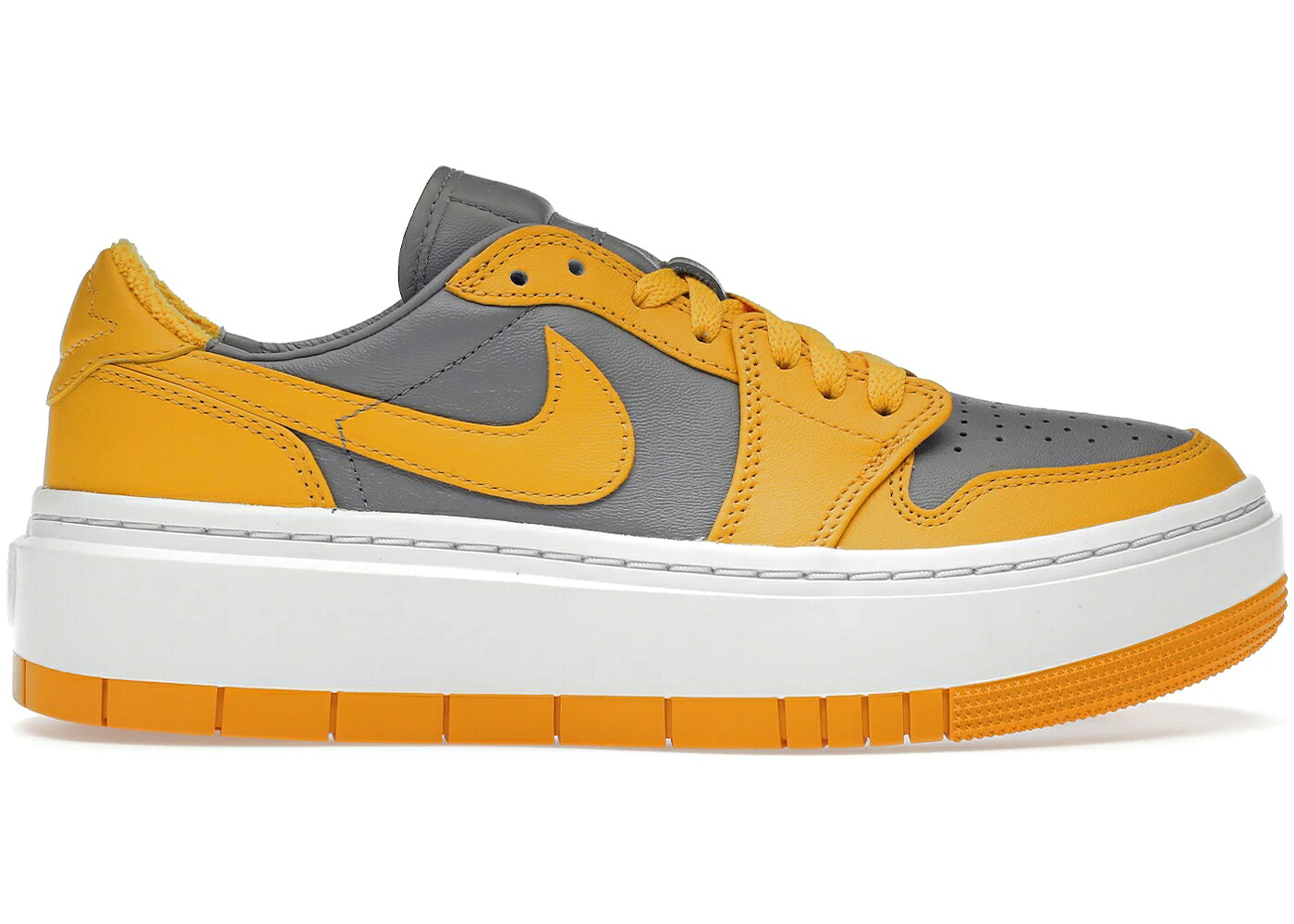 ナイキ ジョーダン 薄墨色 シメント 薄墨色 白いこと 白いこと WOMEN\u0027S スニーカー レディース JORDAN 1 ELEVATE LOW VARSITY MAIZE CEMENT (WOMEN\u0027S) / CEMENT GREY VARSITY MAIZE WHITE