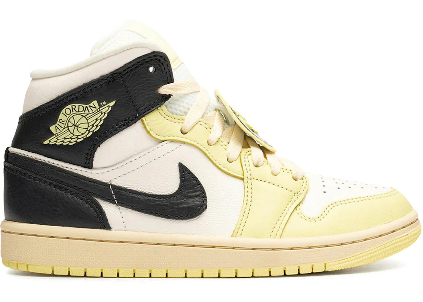 ナイキ ジョーダン ミッド 不良化 緑 緑であること WOMEN\u0027S スニーカー レディース JORDAN 1 MID SE FALL LEAGUE (WOMEN\u0027S) / SAIL LUMINOUS GREEN ANTHRACITE