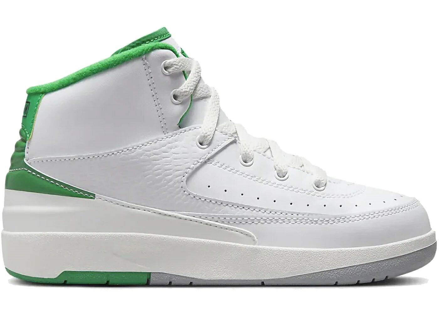 ナイキ ジョーダン 緑 グリーン 白色 ホワイト ジュニア キッズ JORDAN 2 RETRO LUCKY GREEN (PS) / WHITE LUCKY GREEN SAIL LIGHT ベビー マタニティ スニーカー|スニケス