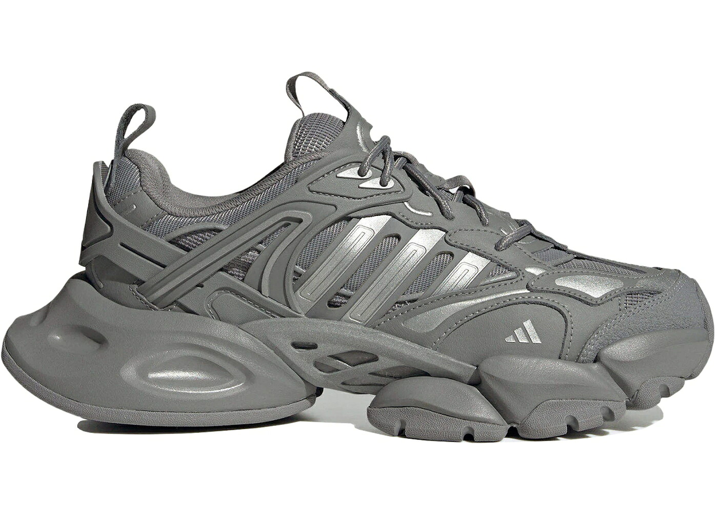 アディダス 晴れ晴れしい 薄墨色 薄墨色 しろがね色 しろがね色 スニーカー メンズ ADIDAS XLG RUNNER DELUXE GREY SILVER / GREY SILVER
