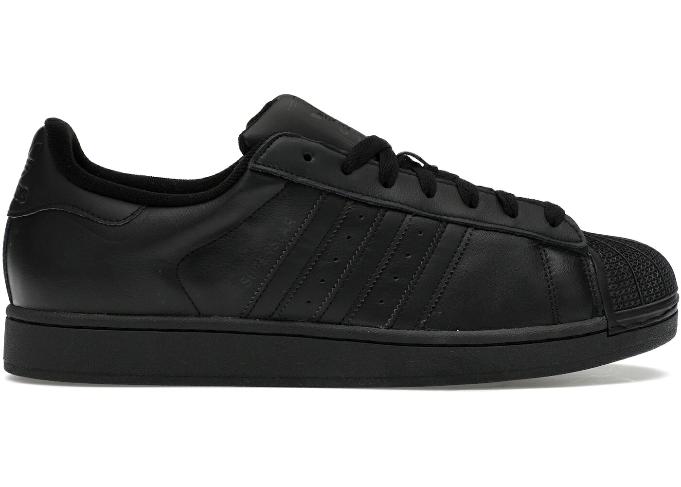 アディダス スーパースター 黒色 ブラック コア スニーカー メンズ ADIDAS SUPERSTAR II TRIPLE BLACK / CORE BLACK CORE BLACK CORE BLACK|スニケス