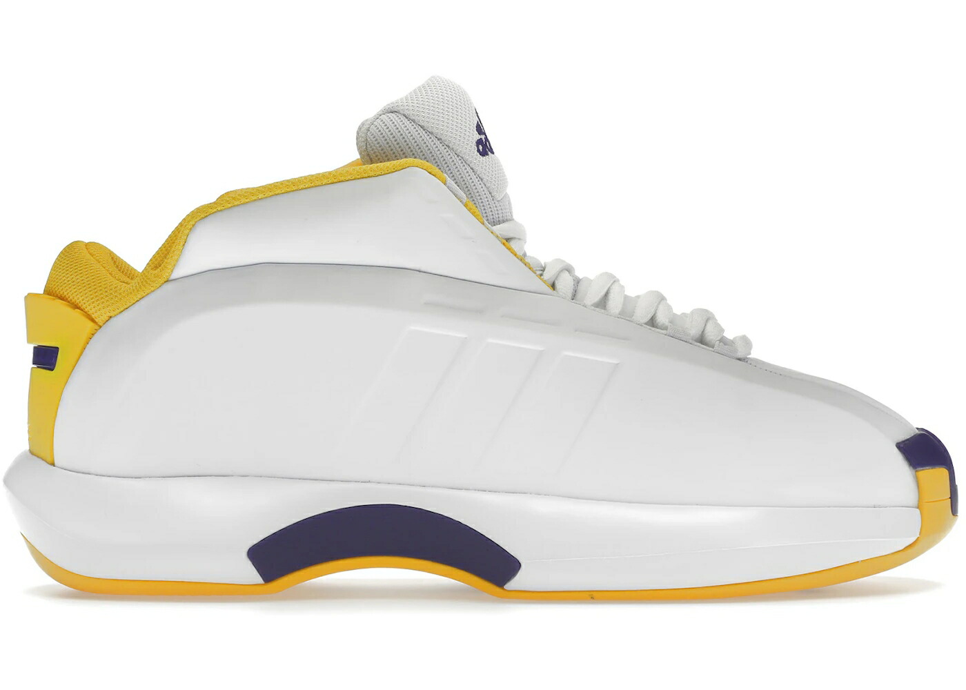 アディダス クレイジー レイカーズ 白いこと 白いこと 厚地の外套 スニーカー メンズ ADIDAS CRAZY 1 LAKERS HOME (2022) / FOOTWEAR WHITE SUNSHINE COURT