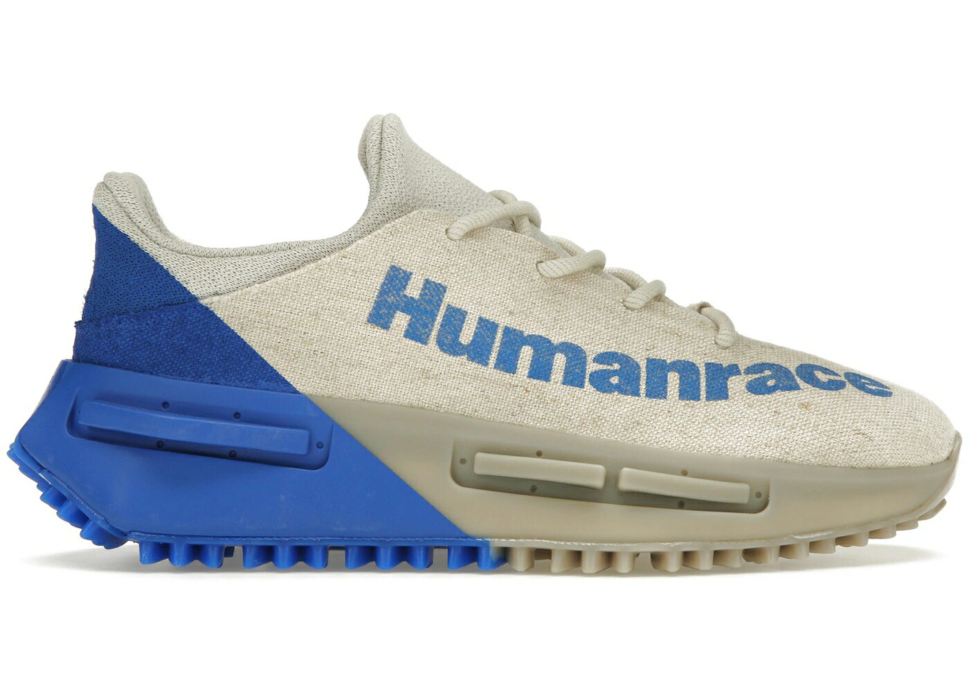 アディダス 青色 ブルー スニーカー メンズ ADIDAS NMD S1 PHARRELL HUMANRACE MAHBS OATMEAL / OATMEAL BLUE CORN