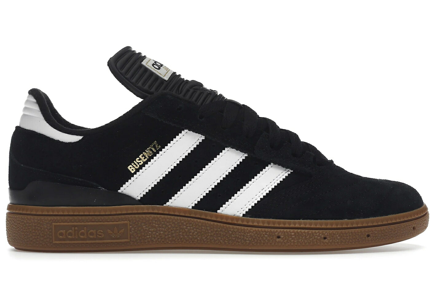 アディダス プロ 黒色 ブラック 白色 ホワイト コア ゴールド スニーカー メンズ ADIDAS BUSENITZ PRO BLACK WHITE GUM / CORE BLACK CLOUD WHITE GOLD