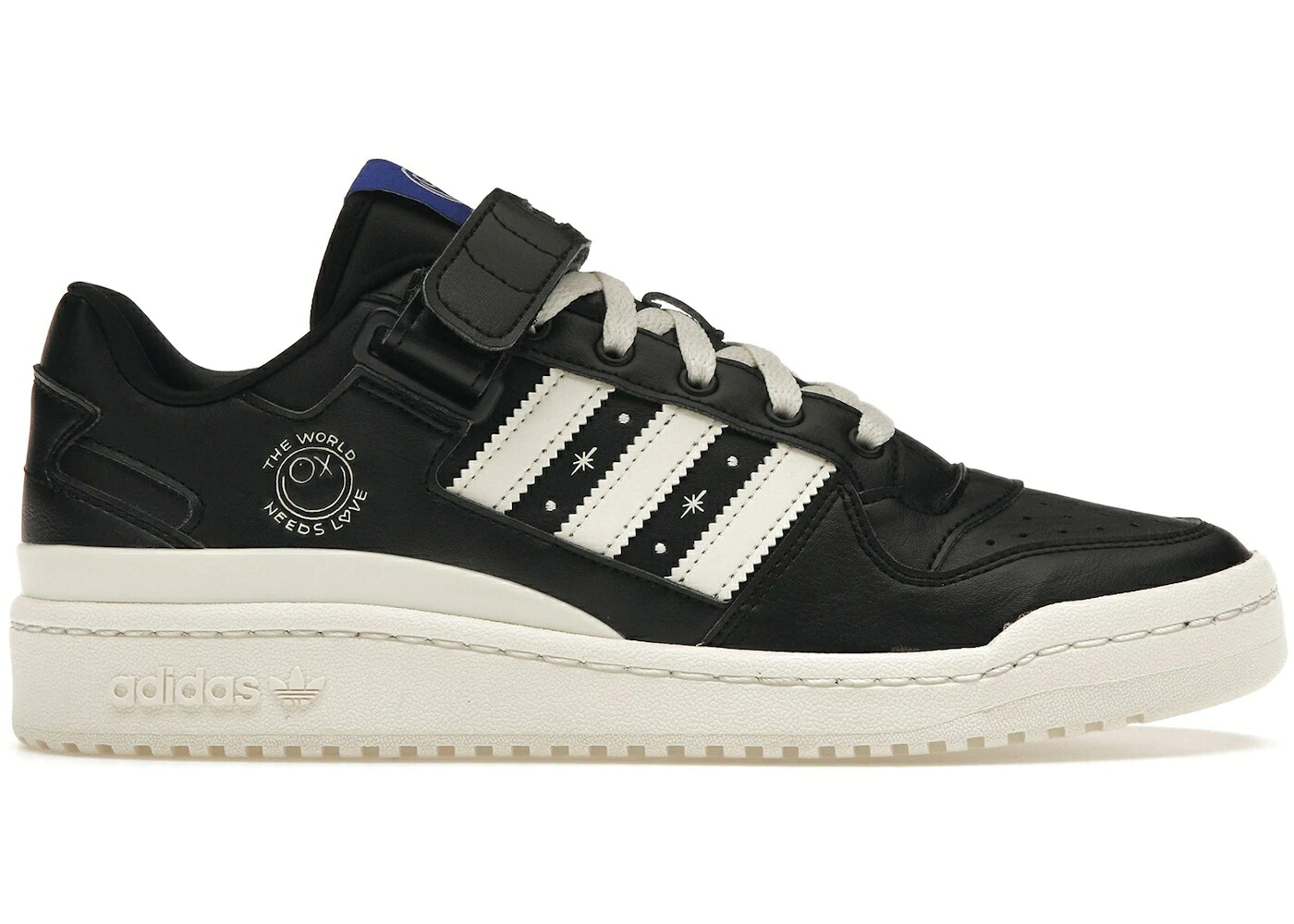 アディダス フォーラム 黒色 ブラック クリーム 白色 ホワイト コア スニーカー メンズ ADIDAS FORUM LOW ANDR SARAIVA BLACK CREAM WHITE / CORE BLACK CREAM WHITE CORE|スニケス