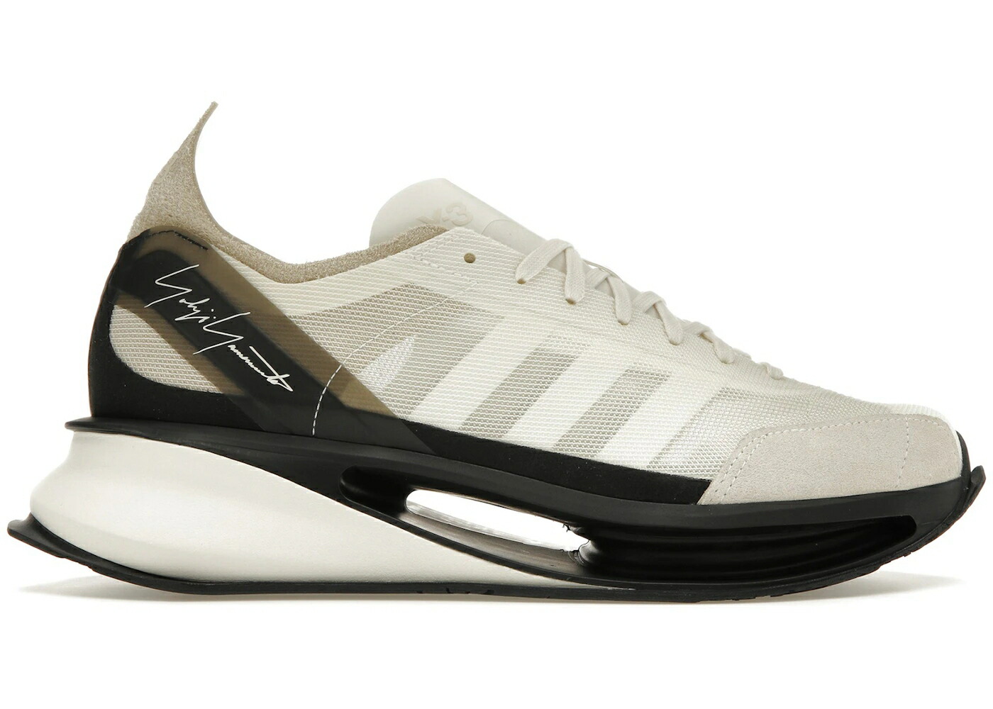 アディダス 幽客 白いこと 白いこと 黒いこと 黒いこと 皮膚軟化剤 スニーカー メンズ ADIDAS Y-3 S-GENDO RUN OFF WHITE BLACK / OFF WHITE CREAM WHITE BLACK