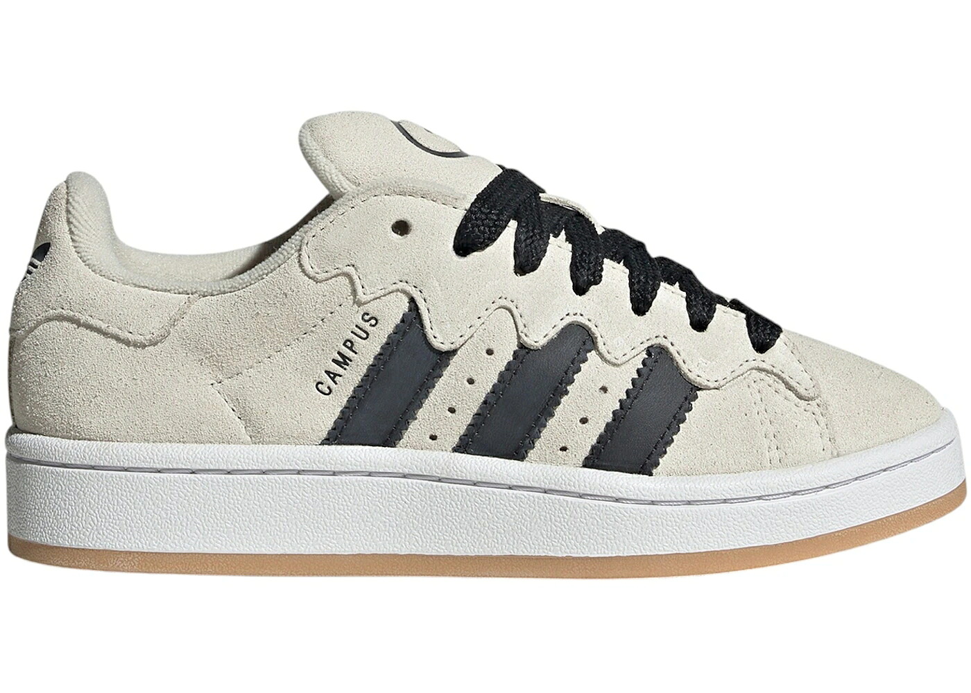 アディダス キャンパス コア 黒色 ブラック 白色 ホワイト ジュニア キッズ ADIDAS CAMPUS 00S CAMP ALUMINA CORE BLACK CLOUD WHITE (GS) / ALUMINA CORE BLACK CLOUD WHITE ベビー マタニティ スニーカー｜スニケス 34,645円