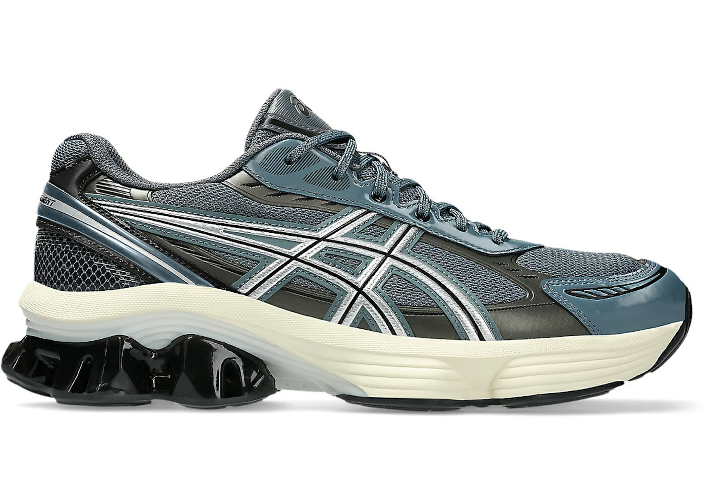 アシックス 灰色 グレー ピュア 銀色 シルバー 青色 ブルー スニーカー メンズ ASICS GEL-KINETIC FLUENT CARRIER GREY PURE SILVER BLUE / CARRIER GREY PURE SILVER
