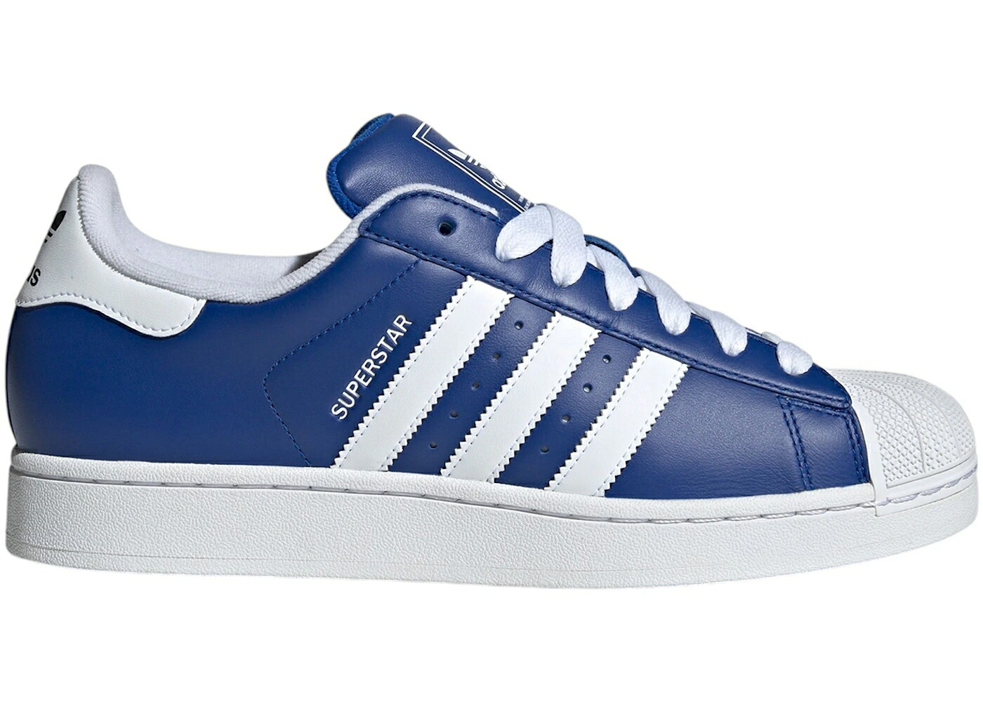 アディダス スーパースター 青色 ブルー 白色 ホワイト コア 黒色 ブラック スニーカー メンズ ADIDAS SUPERSTAR II ROYAL BLUE CLOUD WHITE CORE BLACK / ROYAL BLUE CLOUD WHITE CORE