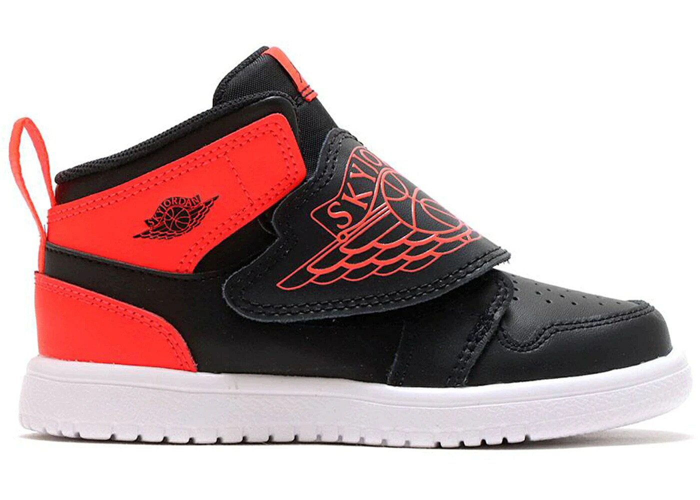ナイキ ジョーダン 天の原 黒いこと 黒いこと 白いこと 白いこと 御坊っちゃん キッズ JORDAN SKY 1 BLACK INFRARED 23 (TD) / BLACK INFRARED 23 WHITE