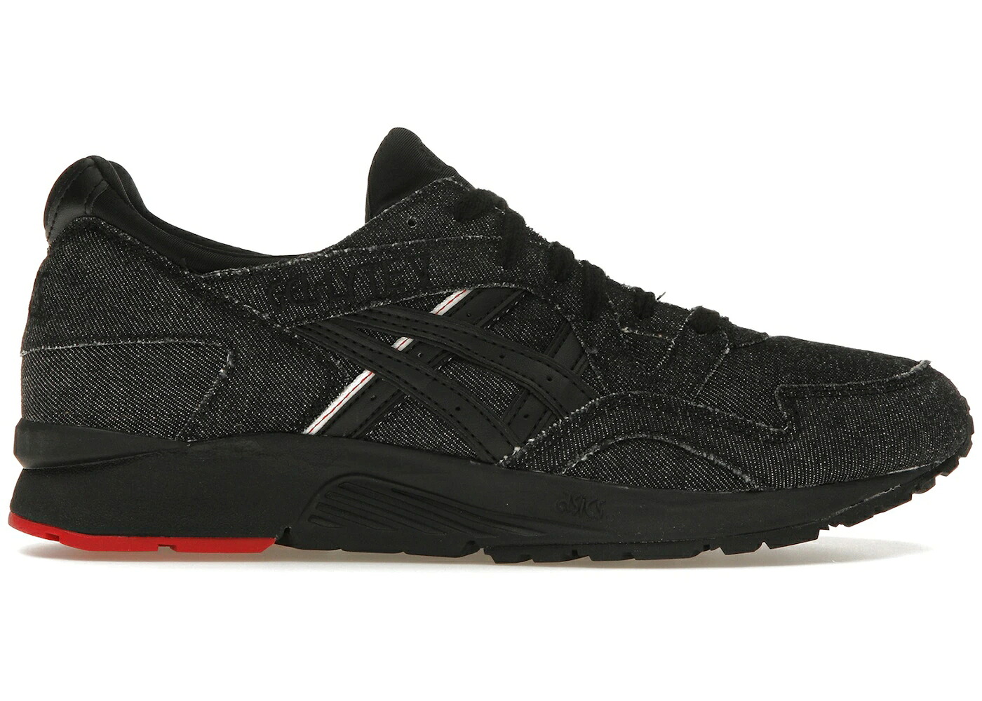 アシックス 先だつものともし火 ジーンズ 黒いこと 黒いこと スニーカー メンズ ASICS GEL-LYTE V SELVEDGE DENIM BLACK / BLACK BLACK メンズ靴-スニーカー