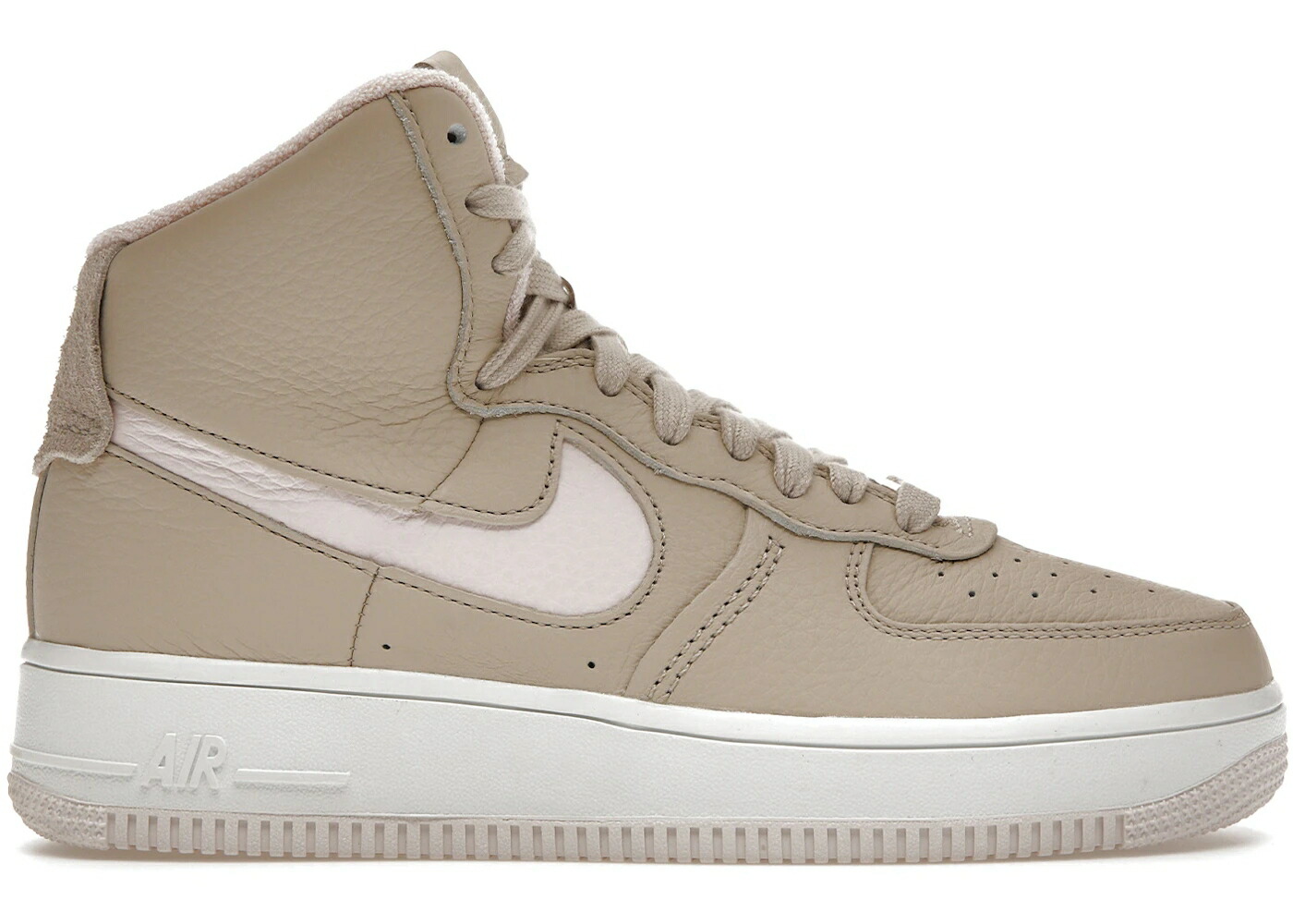 ナイキ 御機嫌 サクラ色 空軍 WOMEN\u0027S スニーカー レディース NIKE AIR FORCE 1 HIGH SCULPT LINEN SANDDRIFT (WOMEN\u0027S) / SANDRIFT LIGHT SOFT PINK SUMMIT