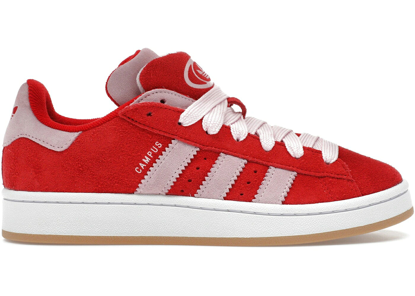 アディダス 校庭 サクラ色 白いこと 白いこと WOMEN\u0027S スニーカー レディース ADIDAS CAMPUS DOUBLE 00S BETTER SCARLET PINK WHITE (WOMEN\u0027S) / BETTER SCARLET CLEAR PINK CLOUD
