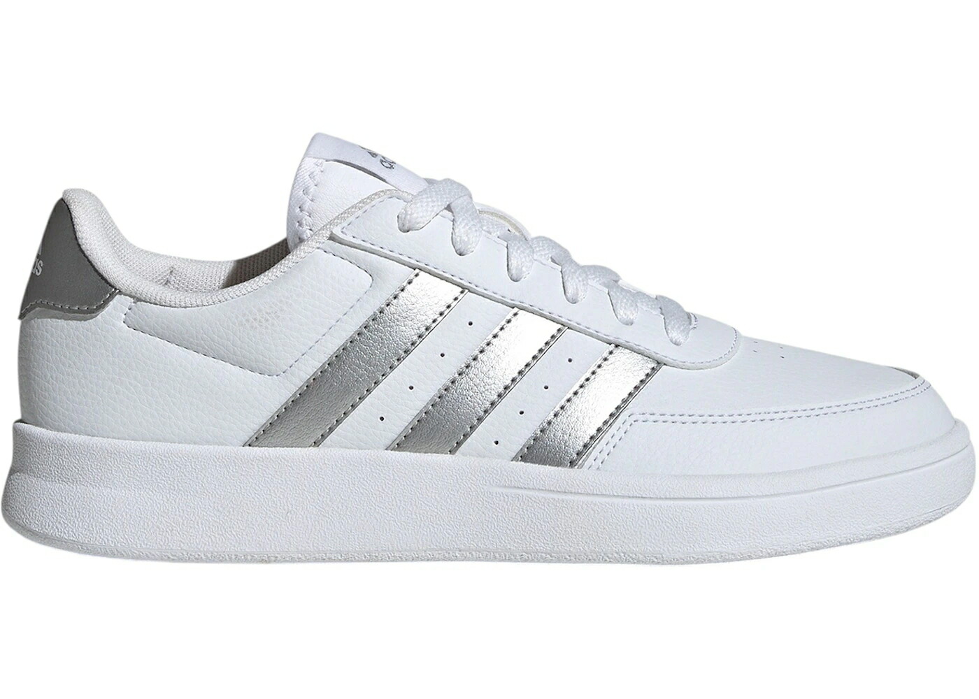 アディダス 白いこと 白いこと しろがね色 しろがね色 2.0 WOMEN\u0027S スニーカー レディース ADIDAS BREAKNET WHITE SILVER METALLIC (WOMEN\u0027S) / CLOUD WHITE SILVER METALLIC