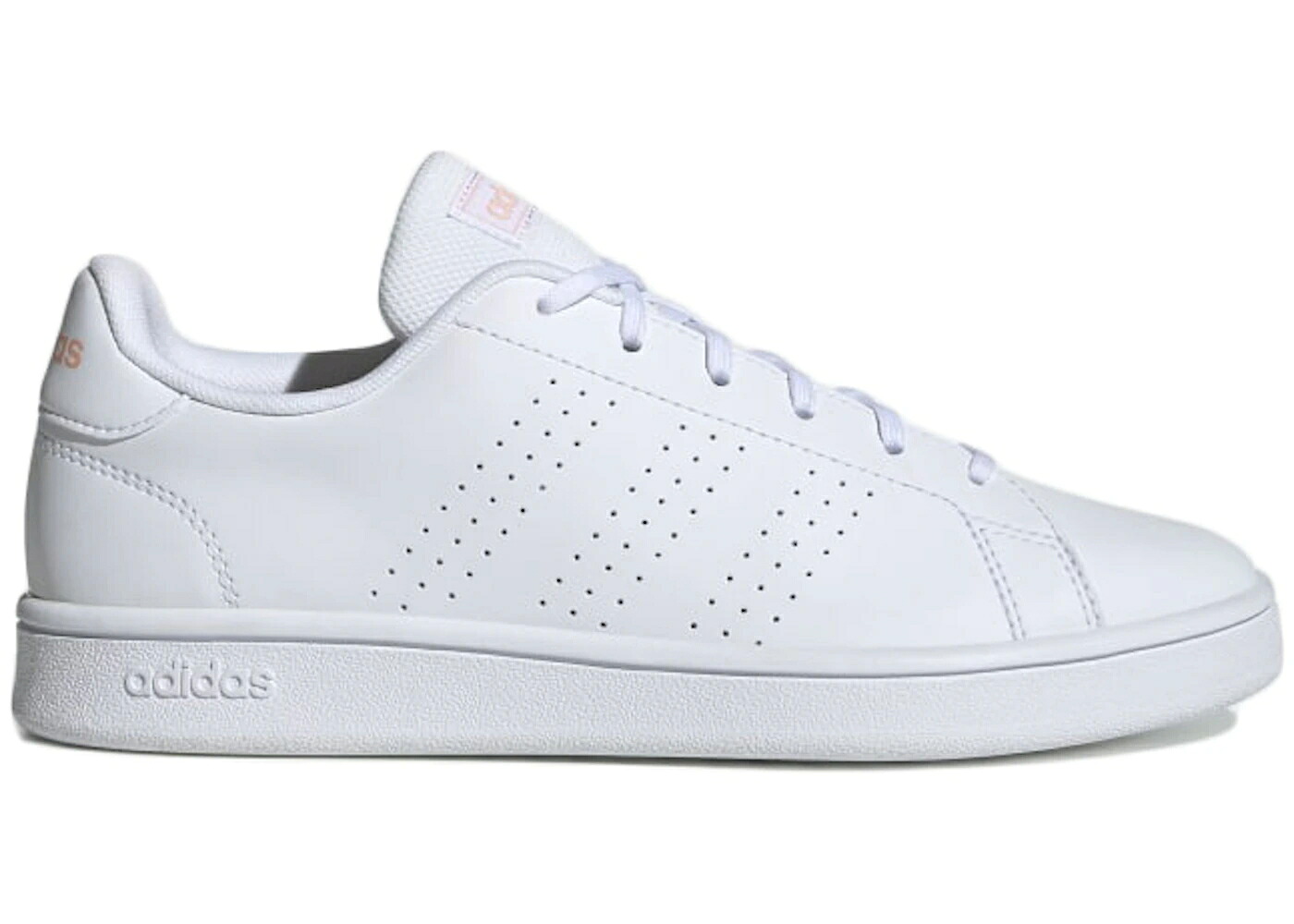 アディダス 白色 ホワイト ピンク コア WOMEN'S スニーカー レディース ADIDAS ADVANTAGE BASE CLOUD WHITE (WOMEN'S) / CLOUD WHITE GLOW PINK CORE|スニケス