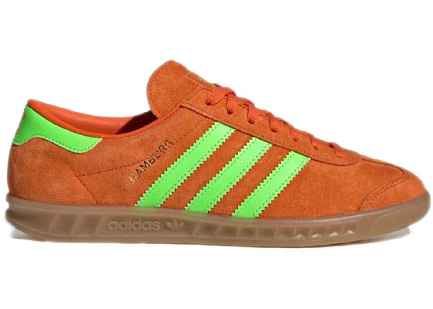 アディダス 橙 オレンジ色 緑 緑であること WOMEN\u0027S スニーカー レディース ADIDAS HAMBURG ORANGE SOLAR GREEN (WOMEN\u0027S) / ORANGE SOLAR GREEN