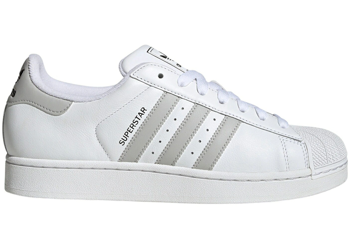 アディダス スーパースター 白色 ホワイト 灰色 グレー コア 黒色 ブラック スニーカー メンズ ADIDAS SUPERSTAR II WHITE GREY TWO / CLOUD WHITE GREY TWO CORE BLACK