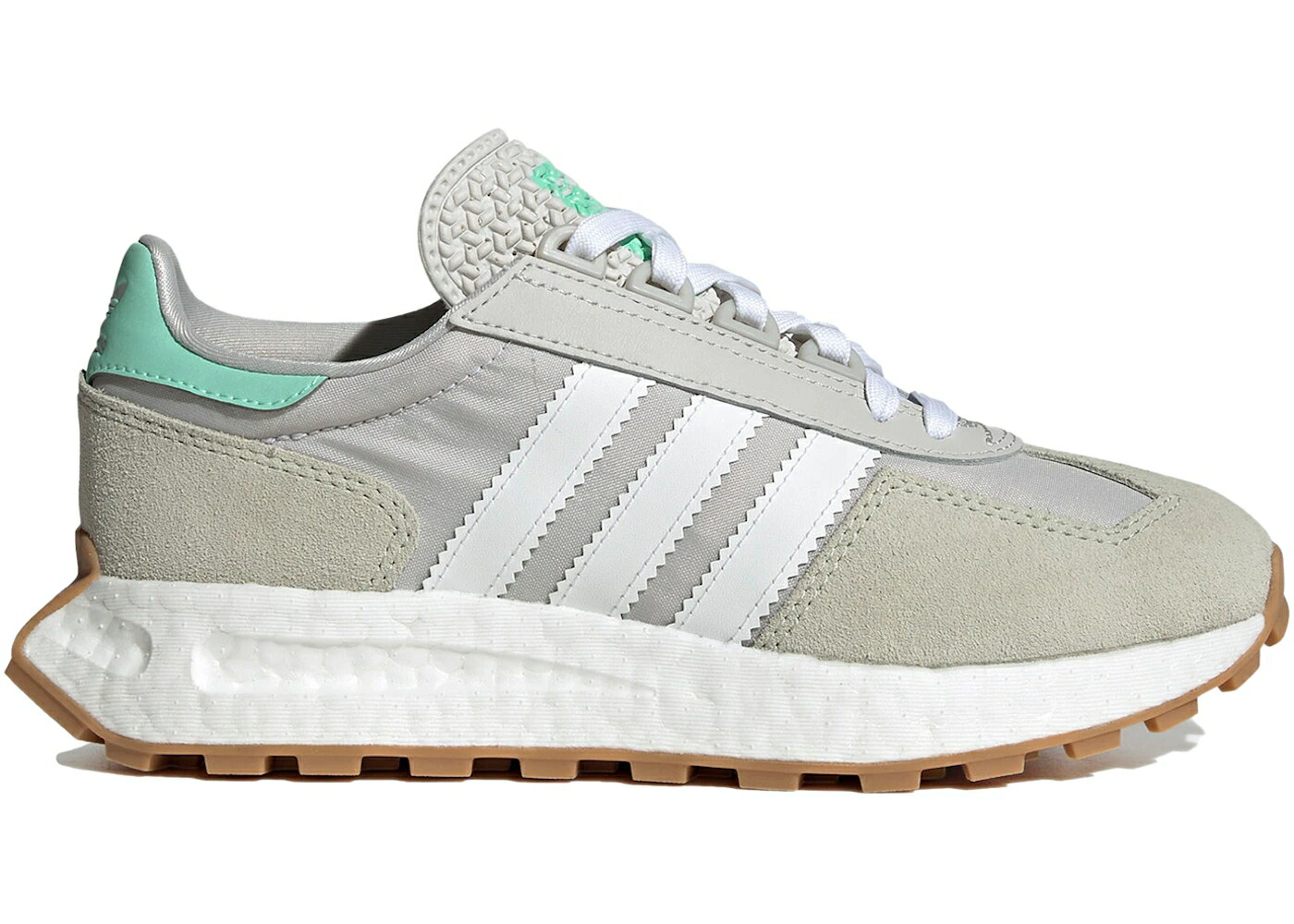 アディダス 灰色 グレー 白色 ホワイト WOMEN'S スニーカー レディース ADIDAS RETROPY E5 GREY PULSE MINT (WOMEN'S) / GREY ONE CLOUD WHITE PULSE MINT|スニケス