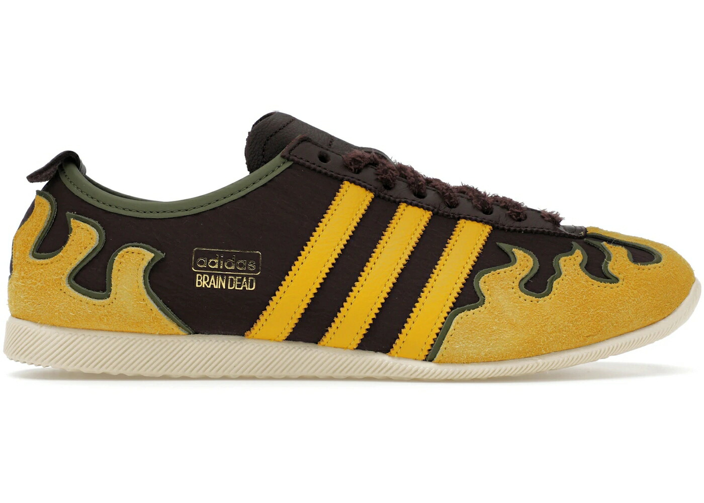 アディダス 赤銅色 赤銅色 黄味がかった 黄色 白いこと 白いこと スニーカー メンズ ADIDAS JAPAN BRAIN DEAD BROWN HAZEL YELLOW / BROWN HAZEL YELLOW OFF WHITE