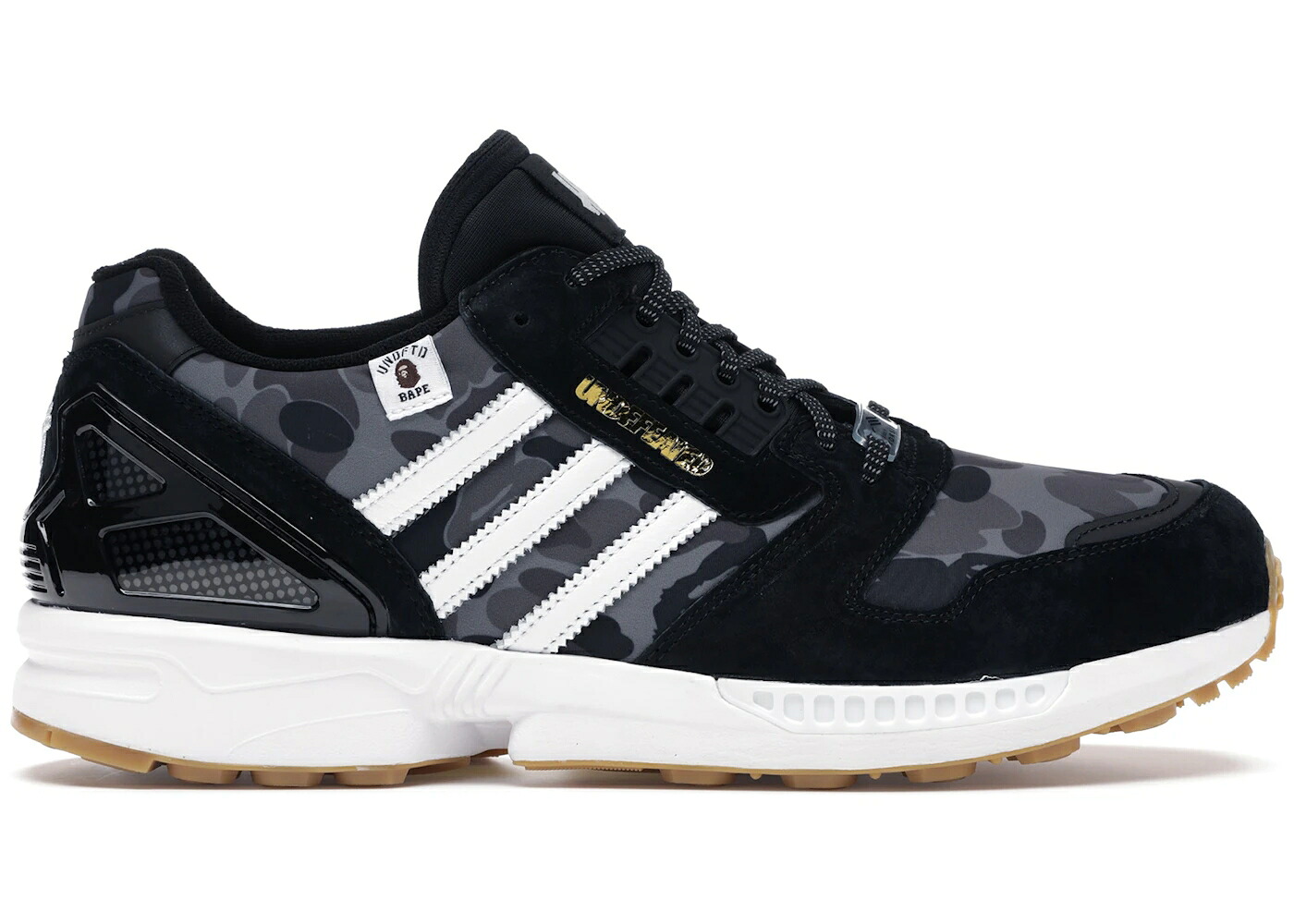 アディダス アンディフィーテッド 黒いこと 黒いこと 白いこと 白いこと スニーカー メンズ ADIDAS ZX 8000 BAPE UNDEFEATED BLACK / BLACK BLACK WHITE