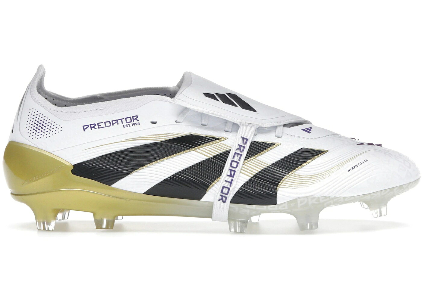 アディダス プレデター エリート 白色 ホワイト コア 黒色 ブラック ゴールド スニーカー メンズ ADIDAS PREDATOR ELITE FOLDOVER TONGUE FG ROAD TO GLORY PACK / FOOTWEAR WHITE CORE BLACK GOLD