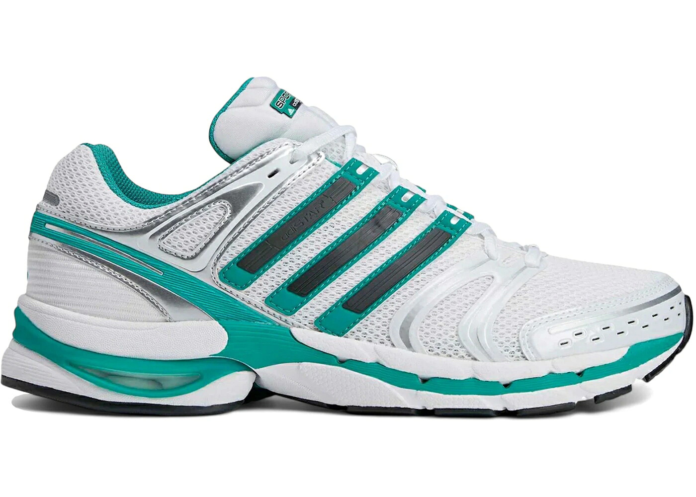 アディダス 白いこと 白いこと 純然たる 炭素 \u0026 スニーカー メンズ ADIDAS ADISTAR CONTROL 5 SPORTY RICH WHITE PURE TEAL / FOOTWEAR WHITE CARBON PURE TEAL