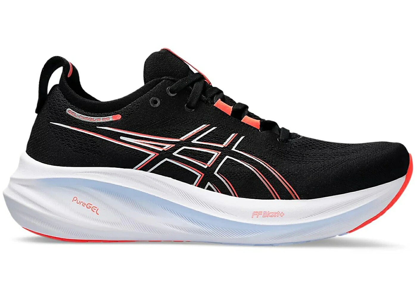 アシックス 黒いこと 黒いこと 赤 赤いこと スニーカー メンズ ASICS GEL-NIMBUS 26 BLACK TRUE RED / BLACK TRUE RED