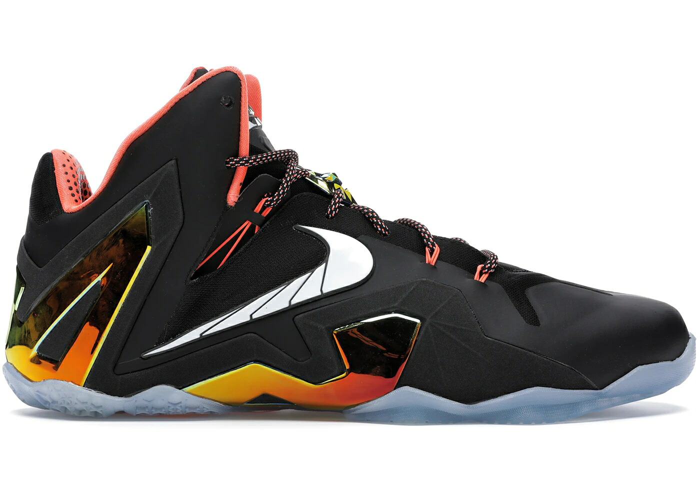 ナイキ レブロン エリート 黒色 ブラック ゴールド スニーカー メンズ NIKE LEBRON 11 ELITE BLACK GOLD / BLACK METALLIC GOLD BRIGHT MANGO|スニケス