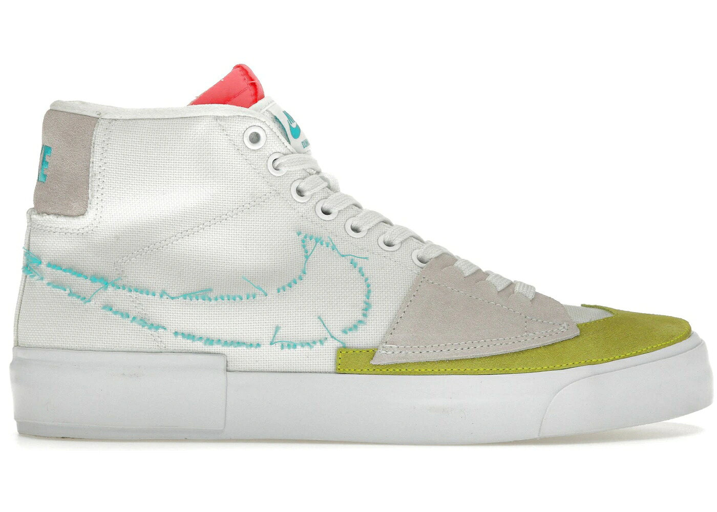 ナイキ エスビー 望遠レンズ ブレイザー ミッド アクア 白いこと 白いこと スニーカー メンズ NIKE SB ZOOM BLAZER MID EDGE HACK PACK AQUA / SUMMIT WHITE ORACLE AQUA SUMMIT