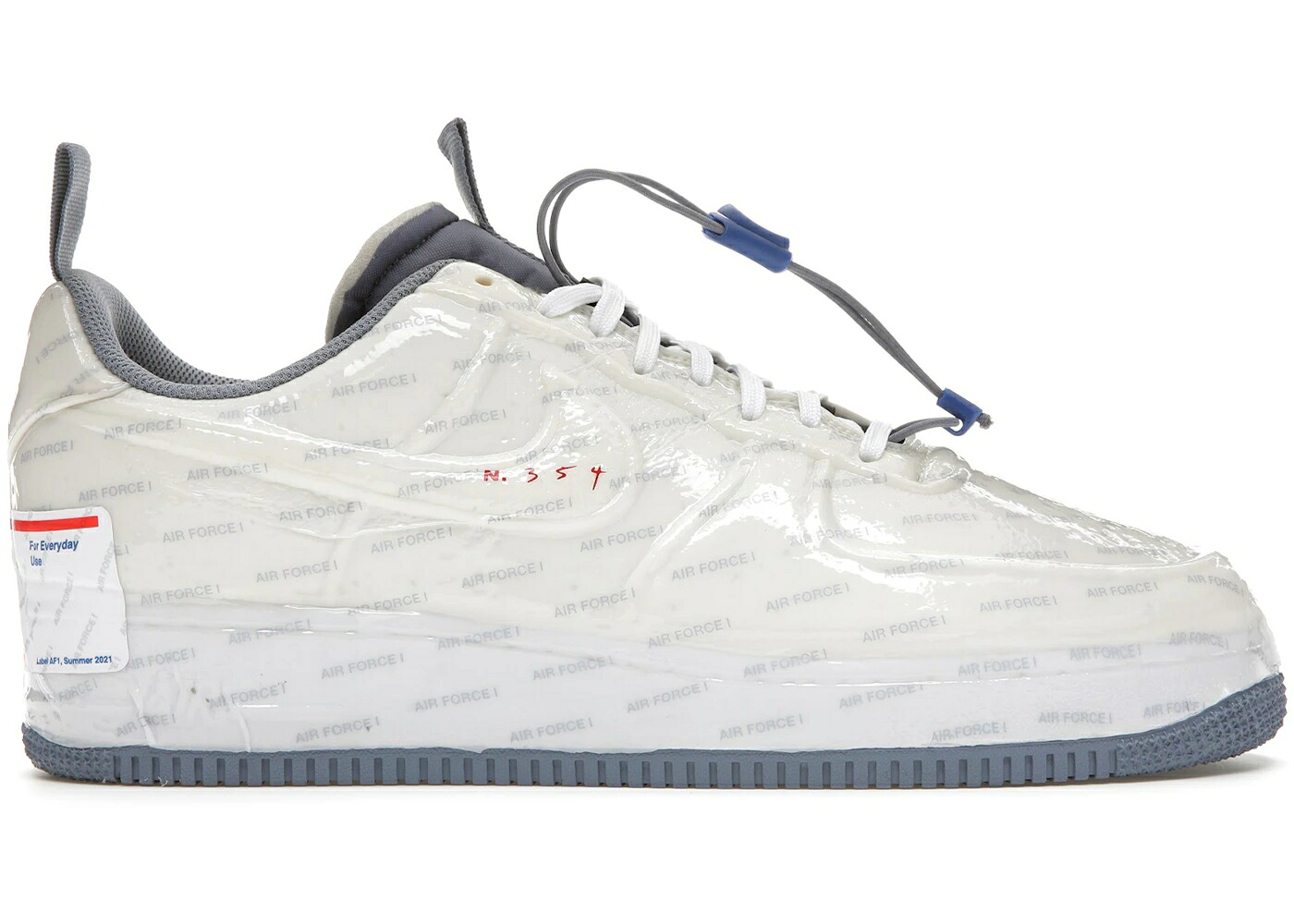 ナイキ 白いこと 白いこと 競り合い 空軍 スニーカー メンズ NIKE AIR FORCE 1 LOW EXPERIMENTAL USPS POSTAL GHOST / WHITE GHOST ASHEN SLATE GAME