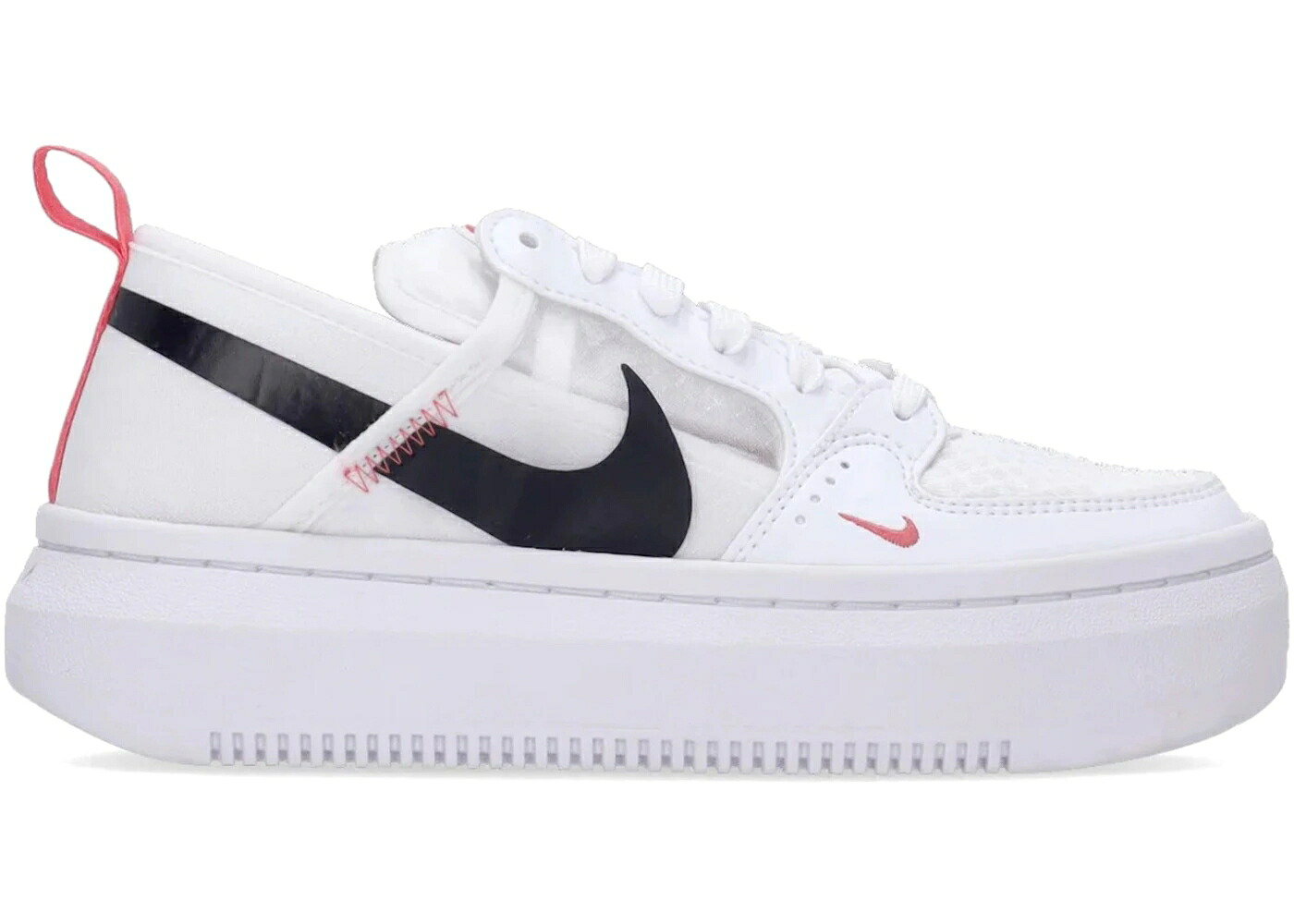 ナイキ 厚地の外套 白いこと 白いこと 黒いこと 黒いこと WOMEN\u0027S スニーカー レディース NIKE COURT VISION ALTA WHITE SEA CORAL (WOMEN\u0027S) / WHITE BLACK SEA CORAL