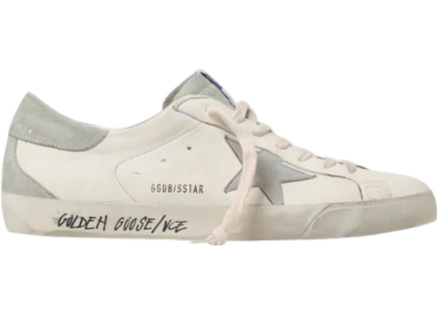ゴールデングース 白いこと 白いこと 薄墨色 薄墨色 スニーカー メンズ GOLDEN GOOSE GOLDEN GOOSE SUPER-STAR WHITE GREY SS25 / WHITE GREY