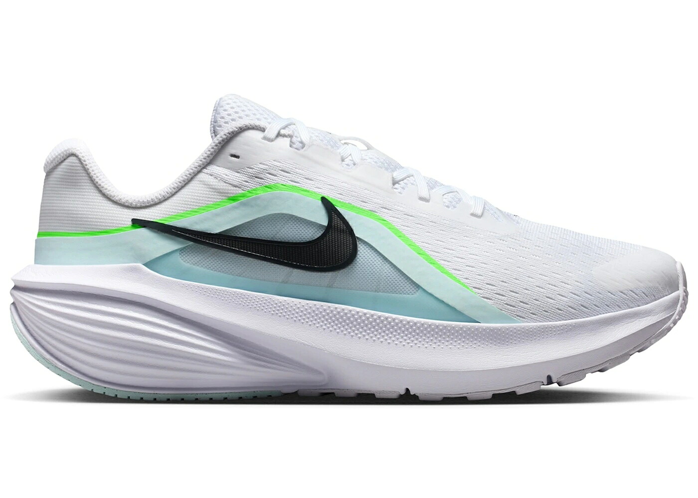 ナイキ 白色 ホワイト 青色 ブルー 緑 グリーン ストライク スニーカー メンズ NIKE DOWNSHIFTER 14 WHITE GLACIER BLUE GREEN STRIKE / WHITE GLACIER BLUE GREEN STRIKE｜スニケス